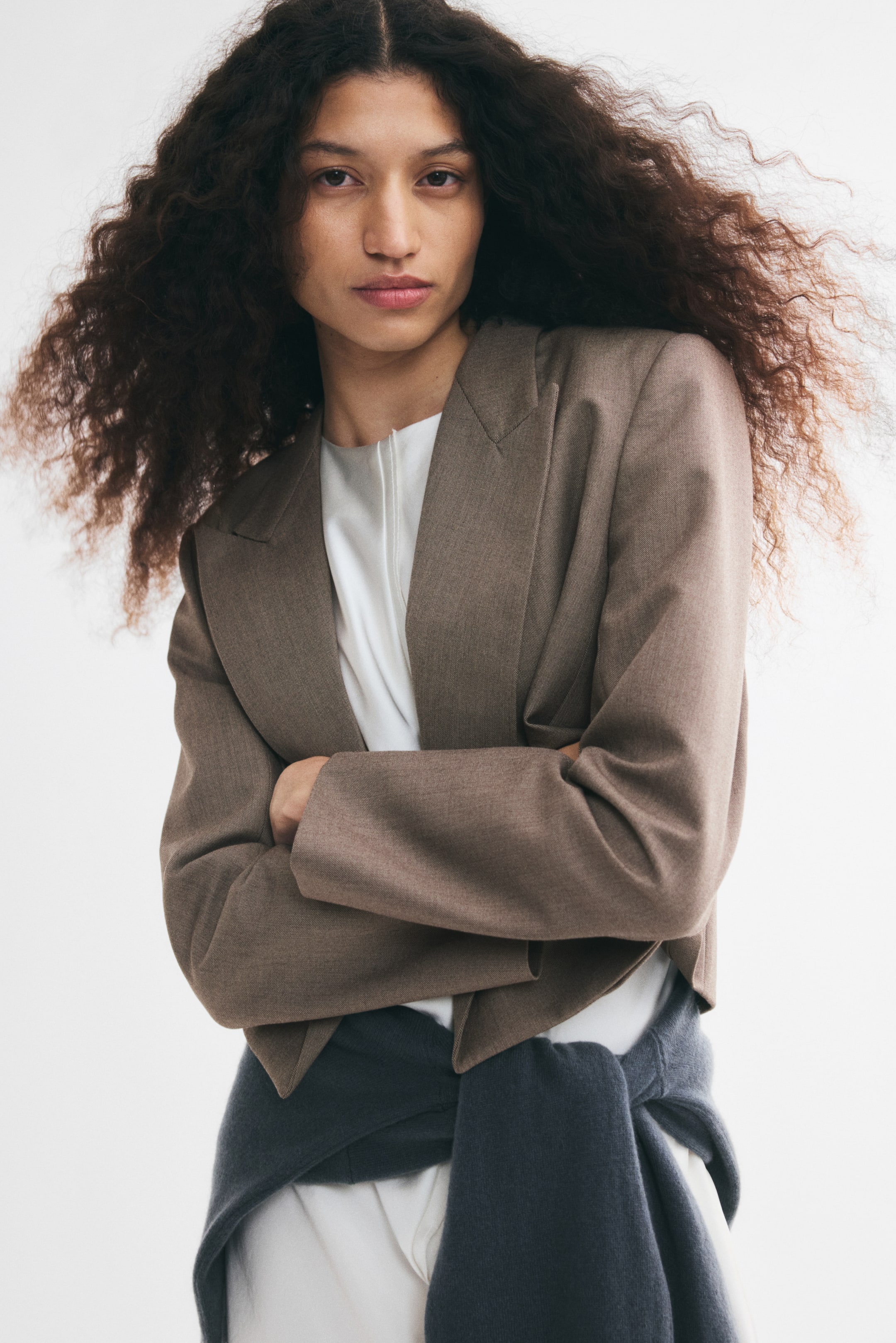 Short Double-Breasted Jacket