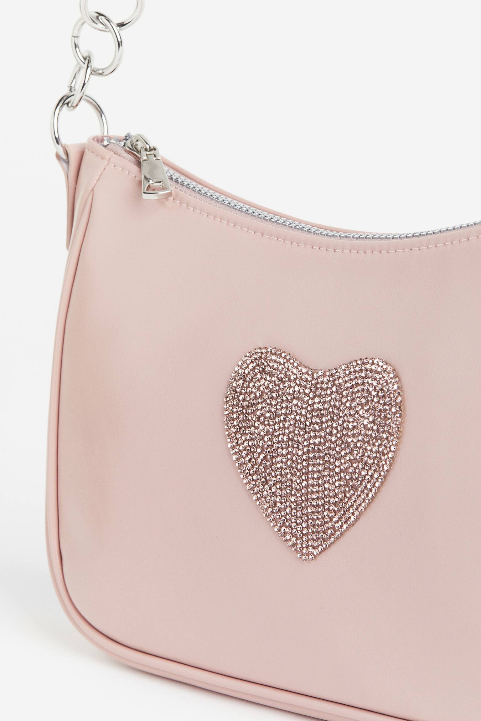 Túi xách - Màu hồng nhạt/Trái tim - 4
