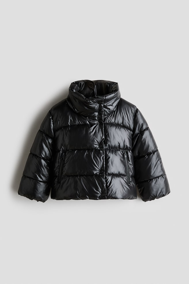 Puffer Jacket - Black - 1