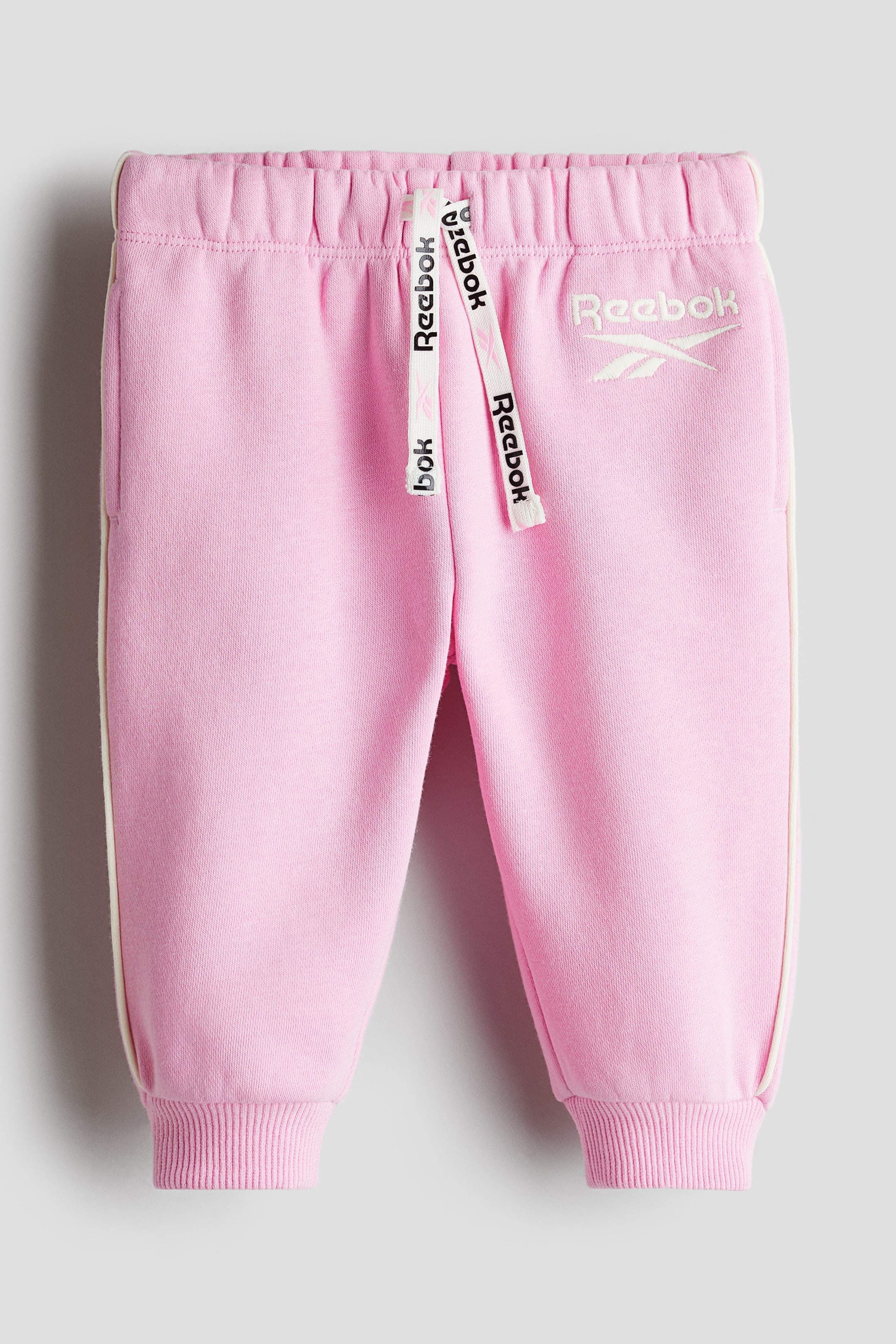 Joggers with Text Motif