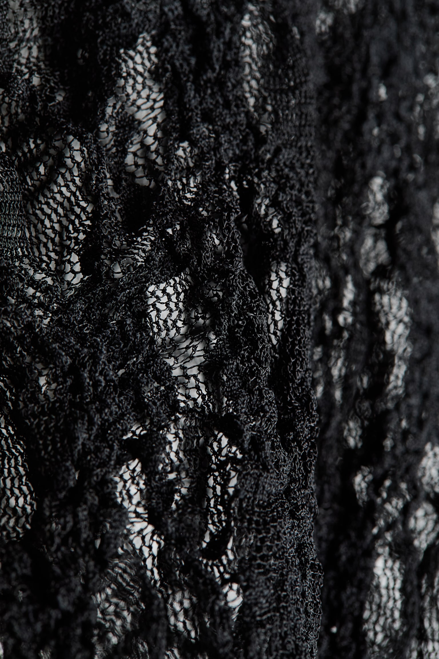 V Yakalı Dantel Üst - Black/Gül kurusu - 5