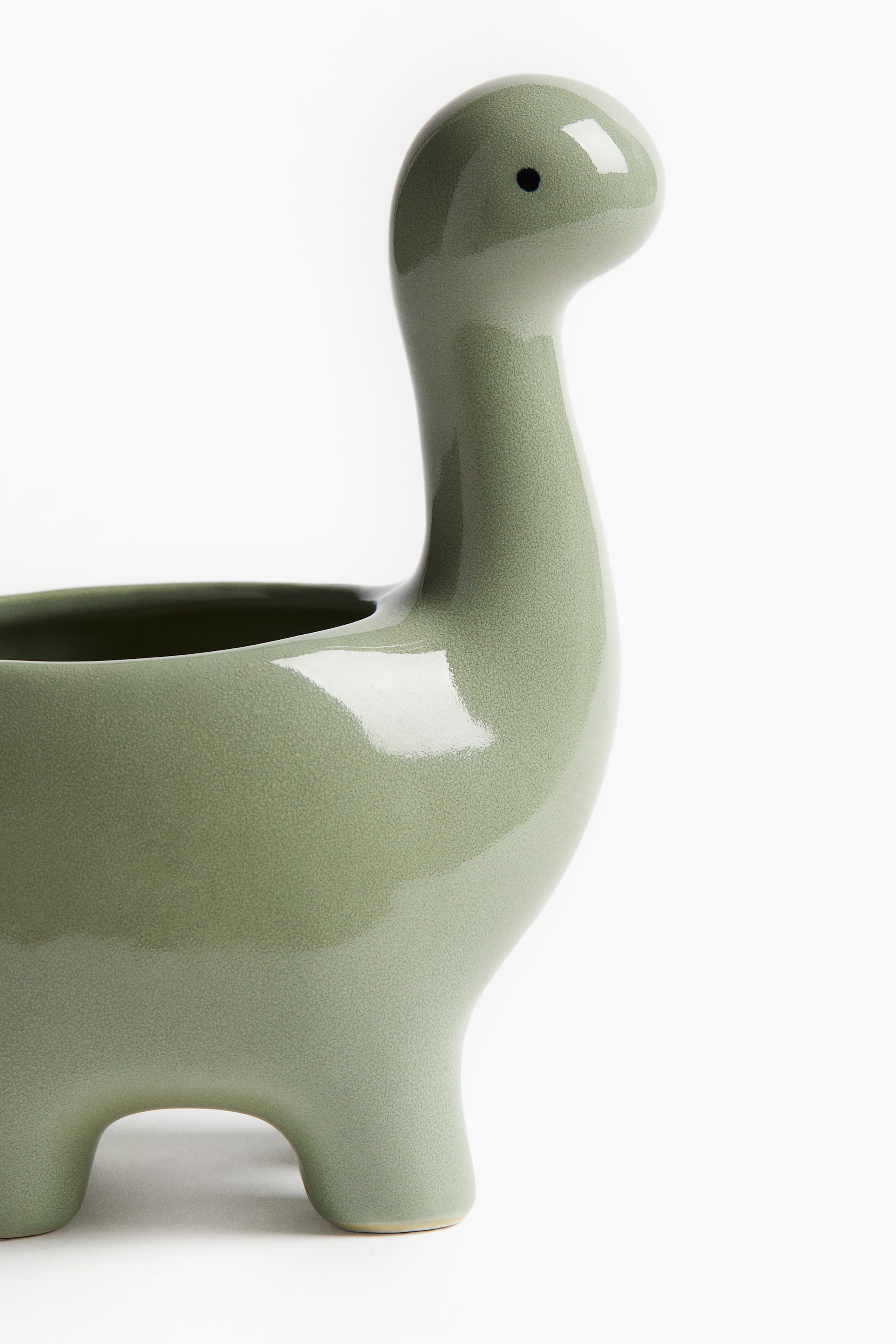 拡大画像を表示: ストーンウェアプランター 恐竜 - グリーン - Home All | H&M JP 4