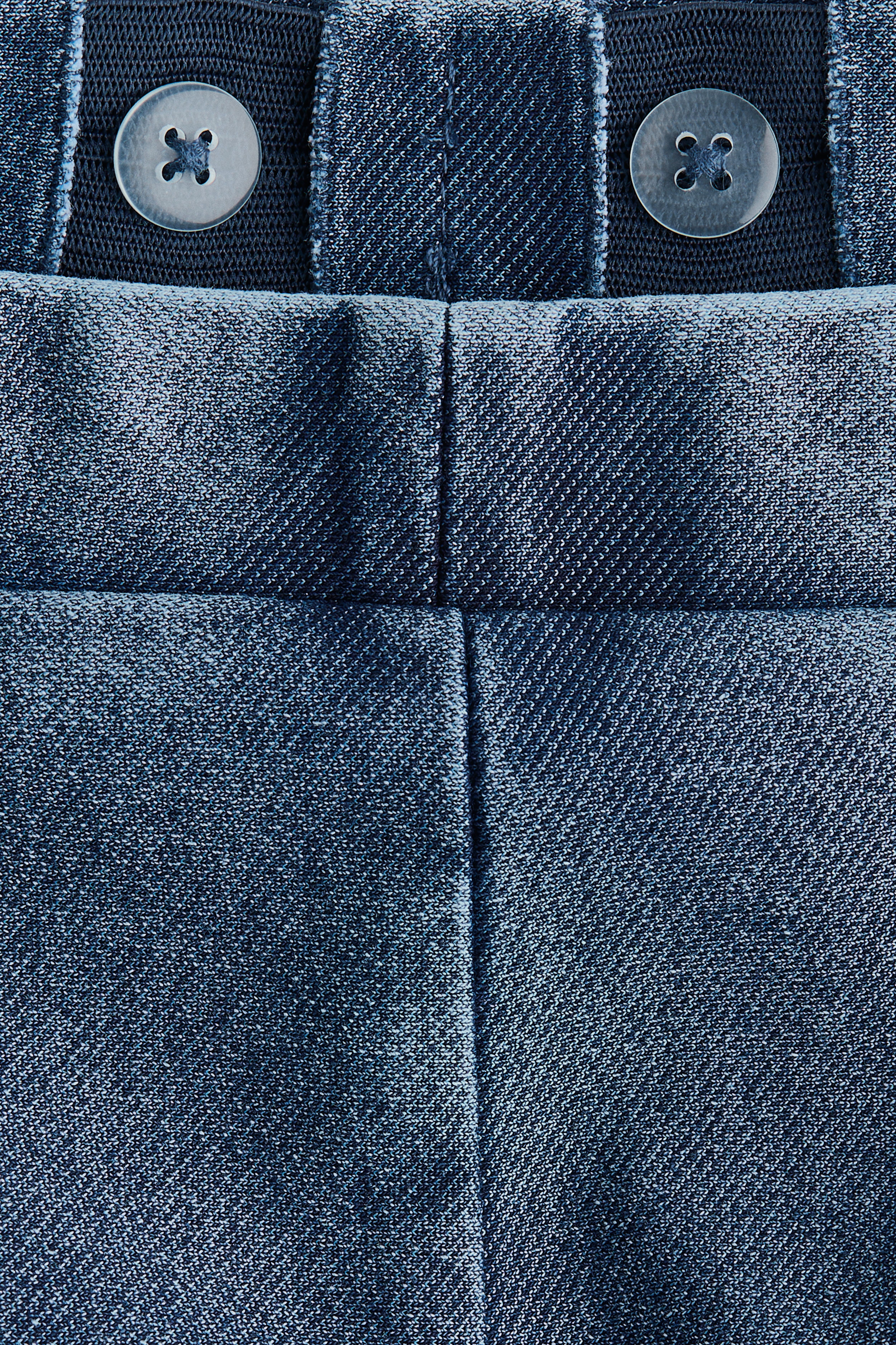 Denim-Look Wide-Leg Jeggings