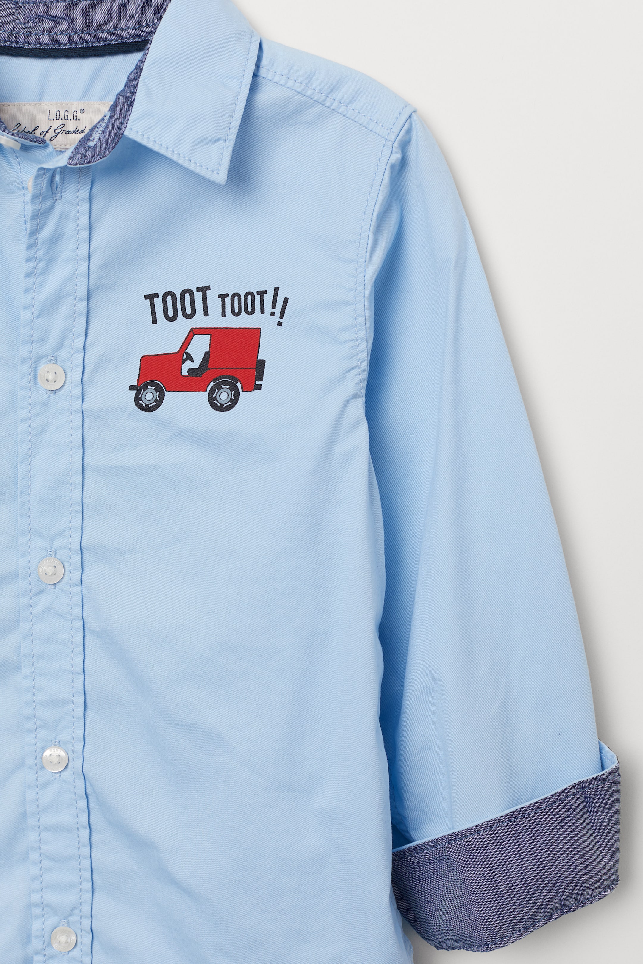 Größeres Bild ansehen: Baumwollhemd - Hellblau - Kids | H&M DE 2