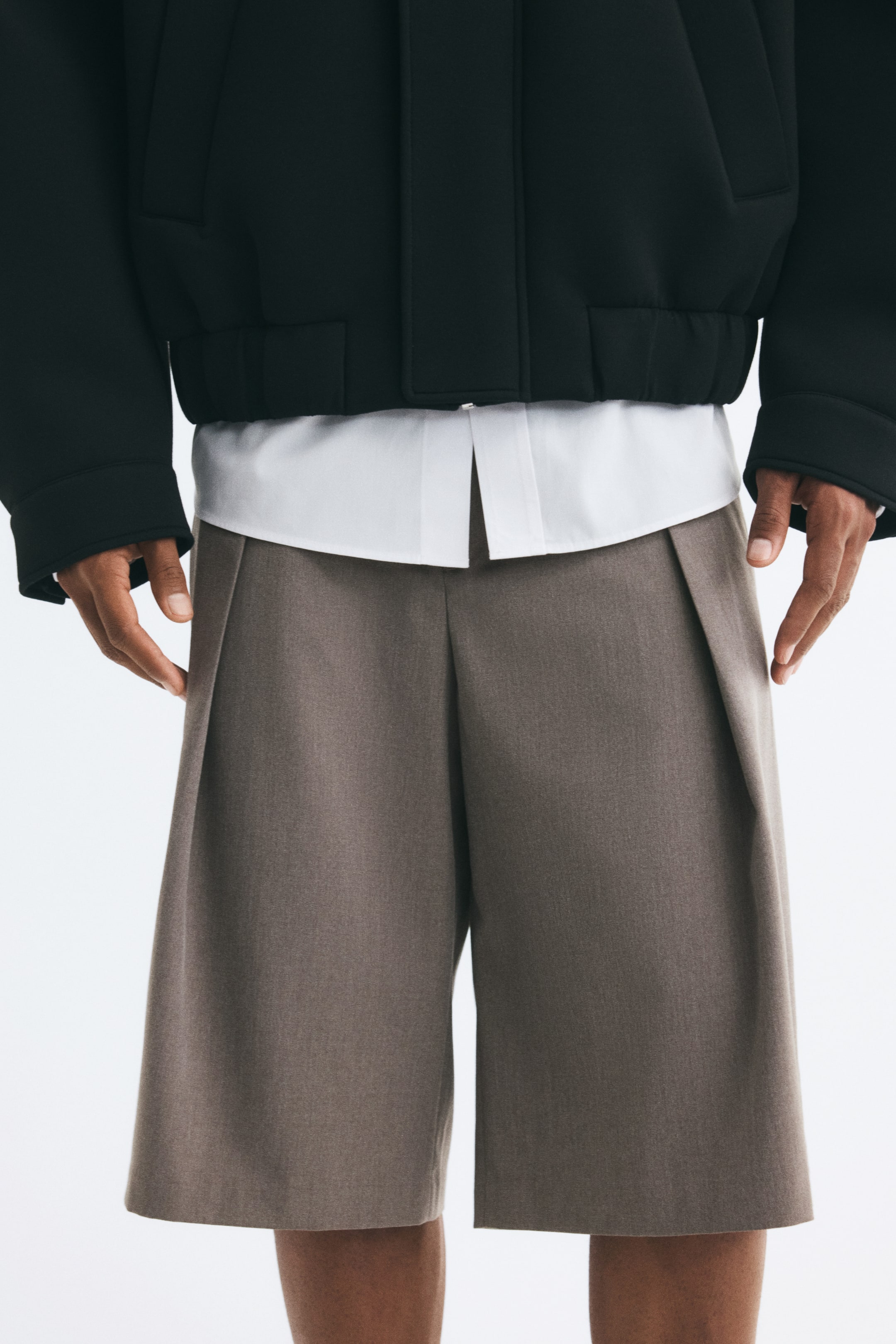Loose-Fit Bermuda Shorts
