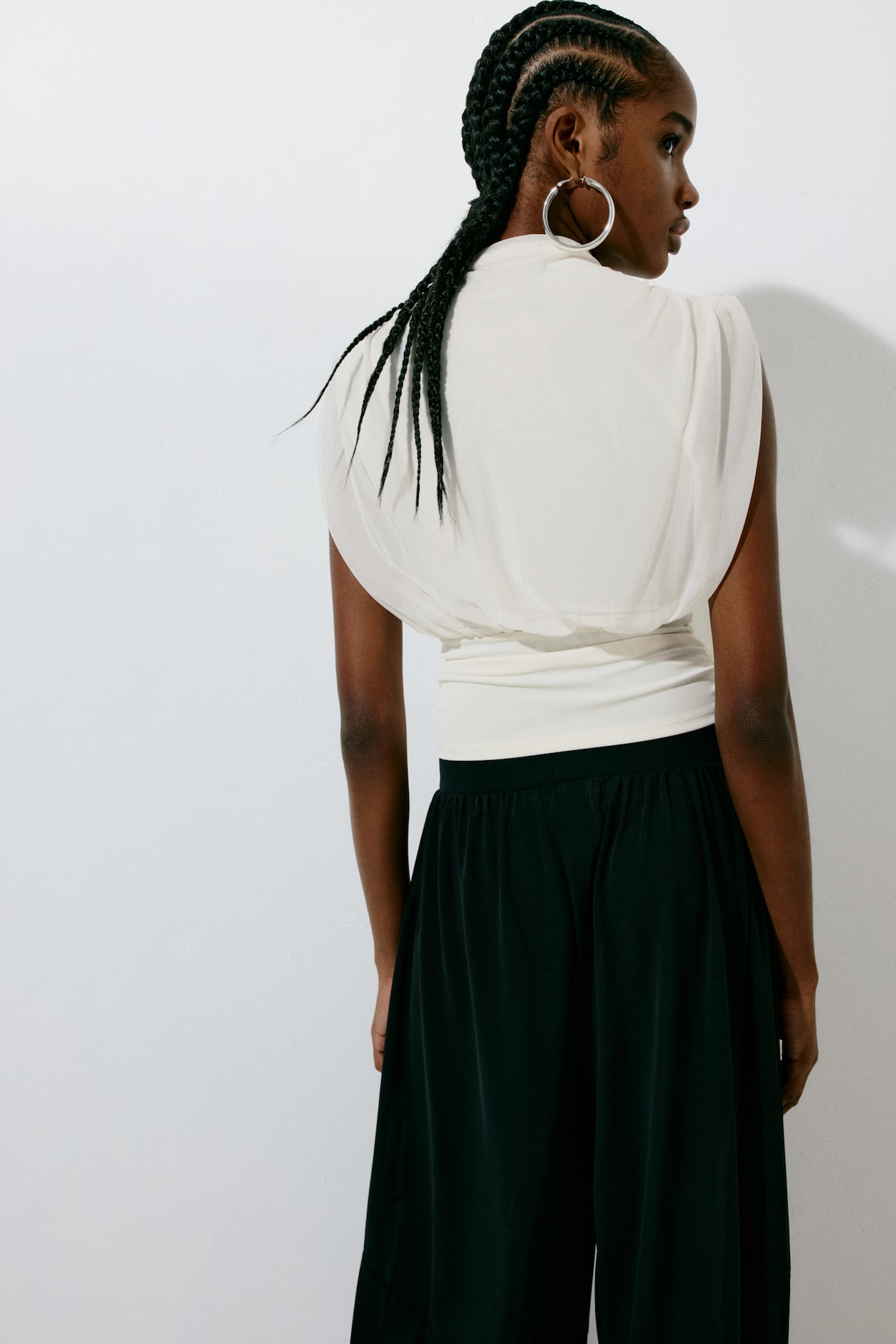 Draped Sleeveless Top - image 4
