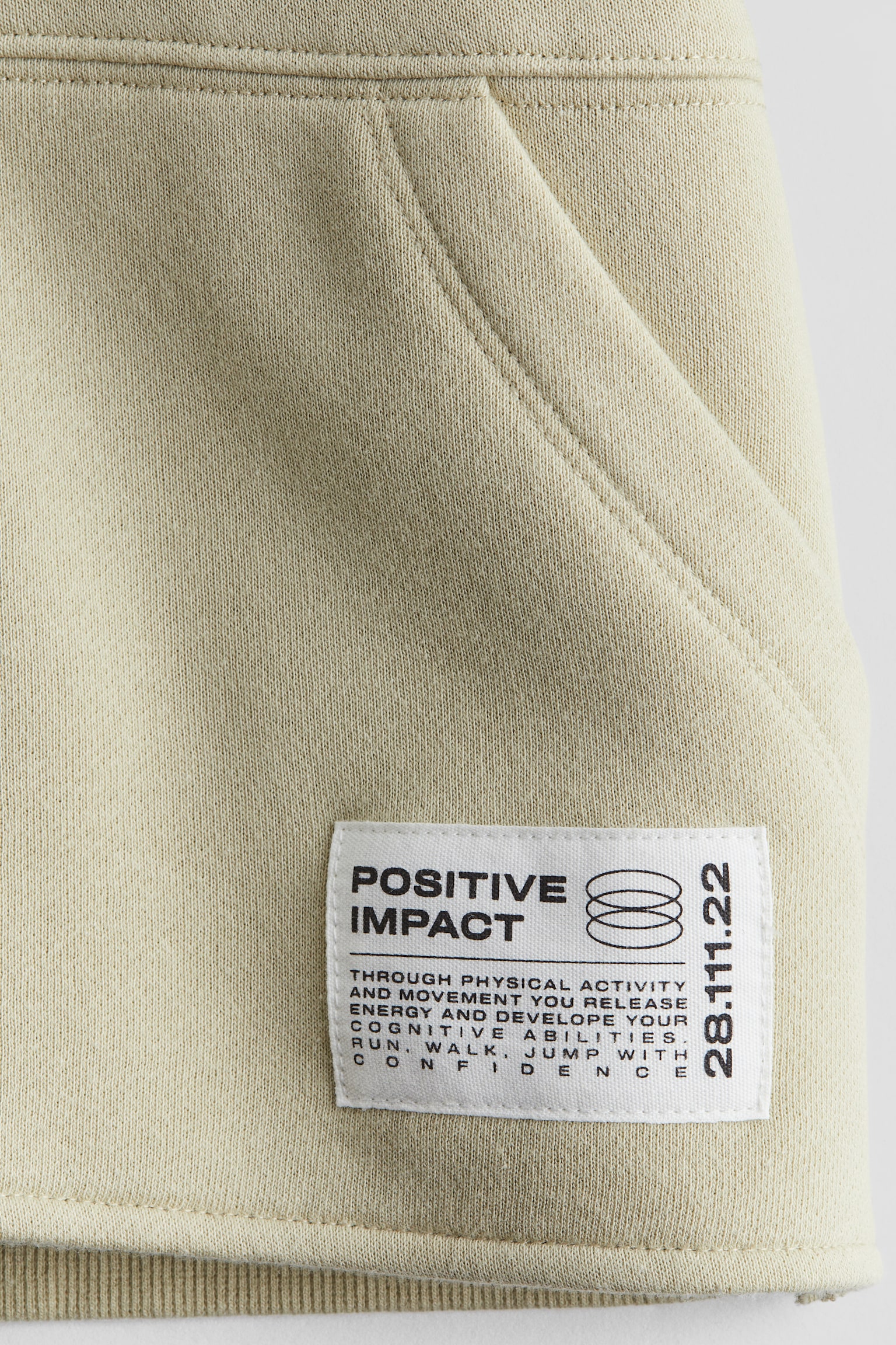 Printed hoodie - Light beige/Black/Positive Impact/Light grey marl - 2