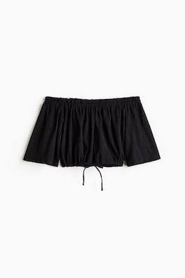 Krinklad off shoulder-topp