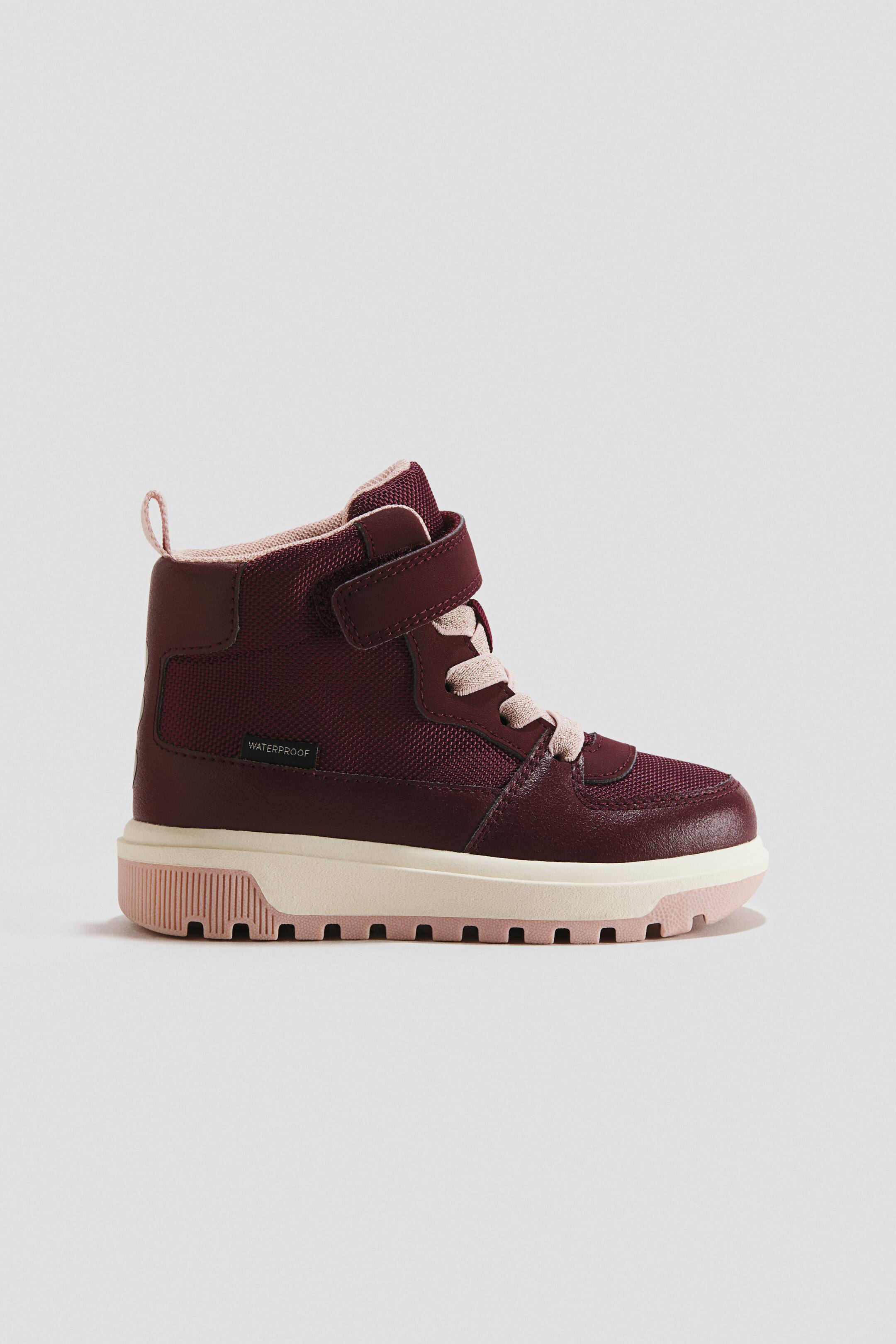 View larger image: Waterproof hi-top trainers - Plum purple - Kids | H&M 1