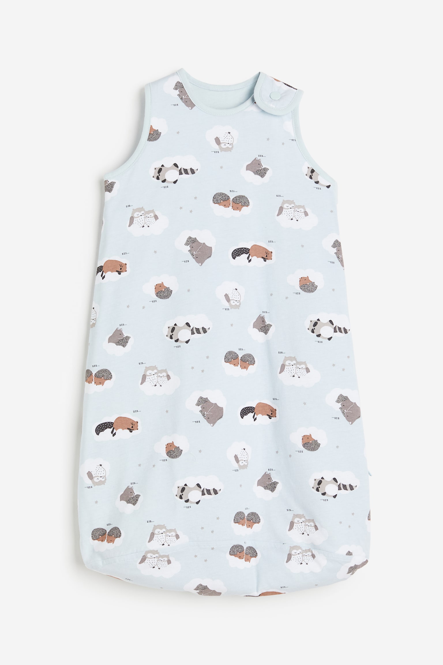 Printed sleep bag - Light blue/Animals/White/Animals/Dark grey/Sweet Dreams/Light grey marl/Koala/White/Koalas/White/Floral/White/Giraffes/Light dusty pink/Hearts/White/Hot Air Balloons/Light pink/Floral/White/Animals - 1