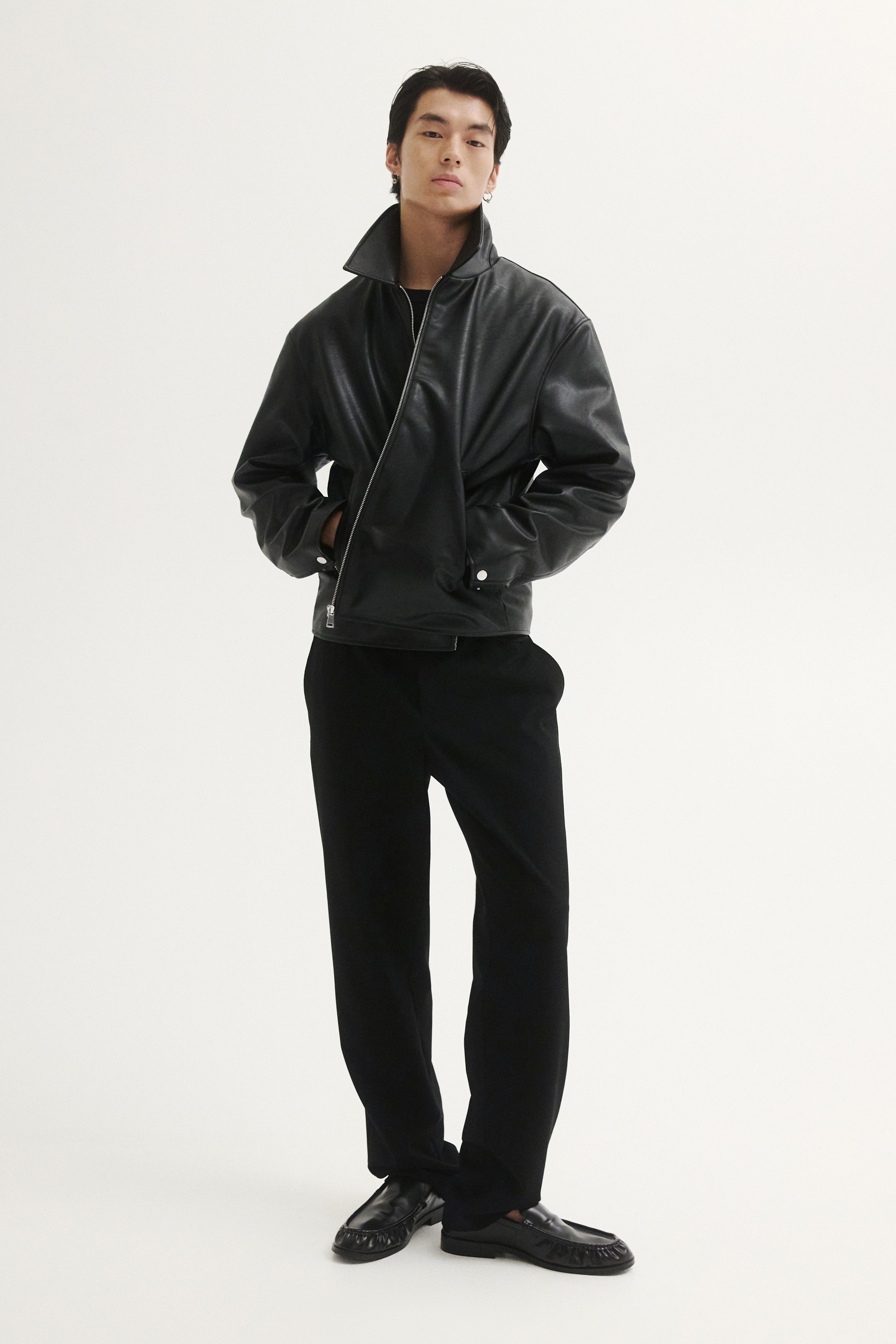 Pantaloni pull on Four-way Stretch Regular Fit - Nero/Marrone scuro/Blu navy/Marrone scuro