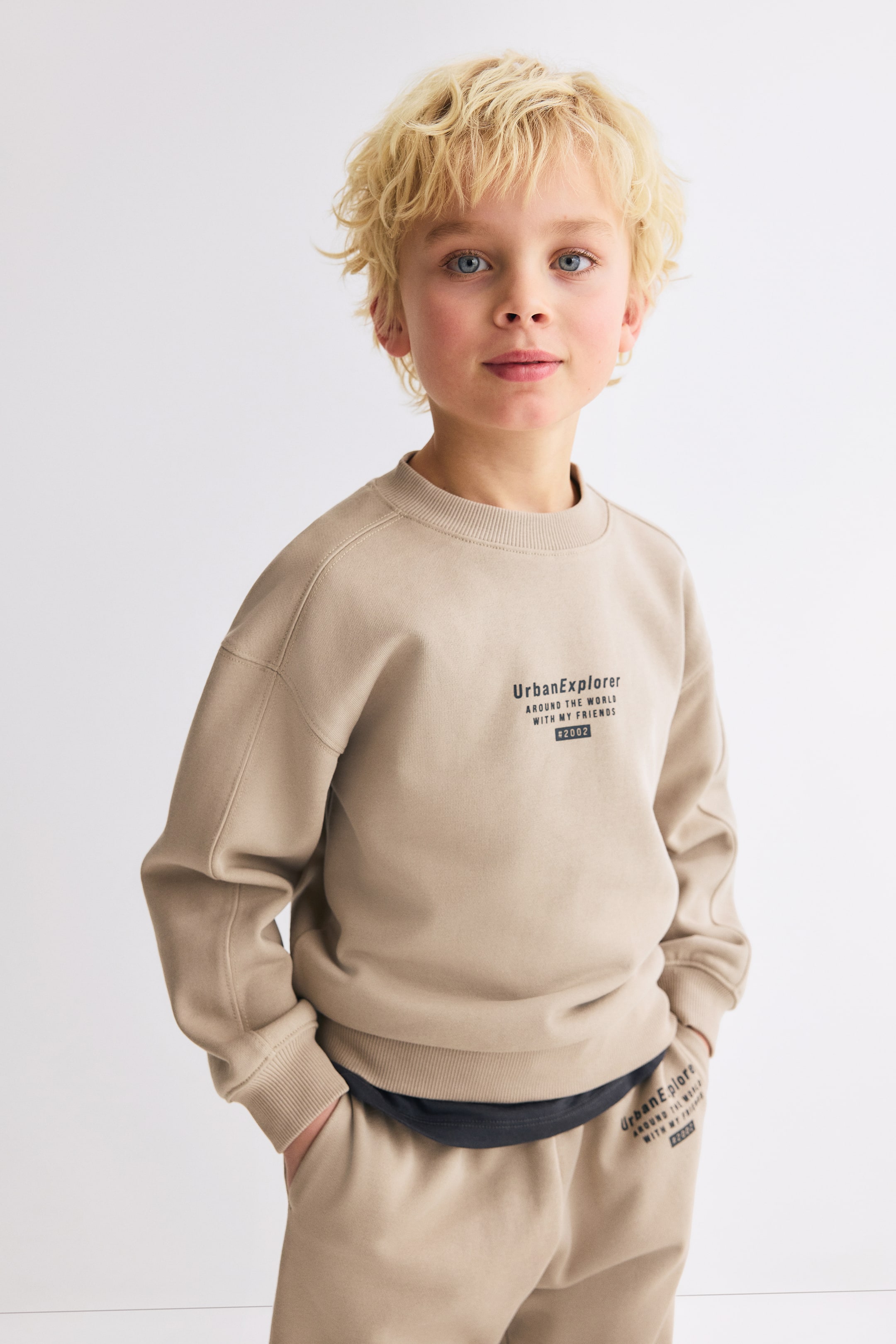 Детские топы H&M 2-Piece Sweatsuit with Motif — фото 3
