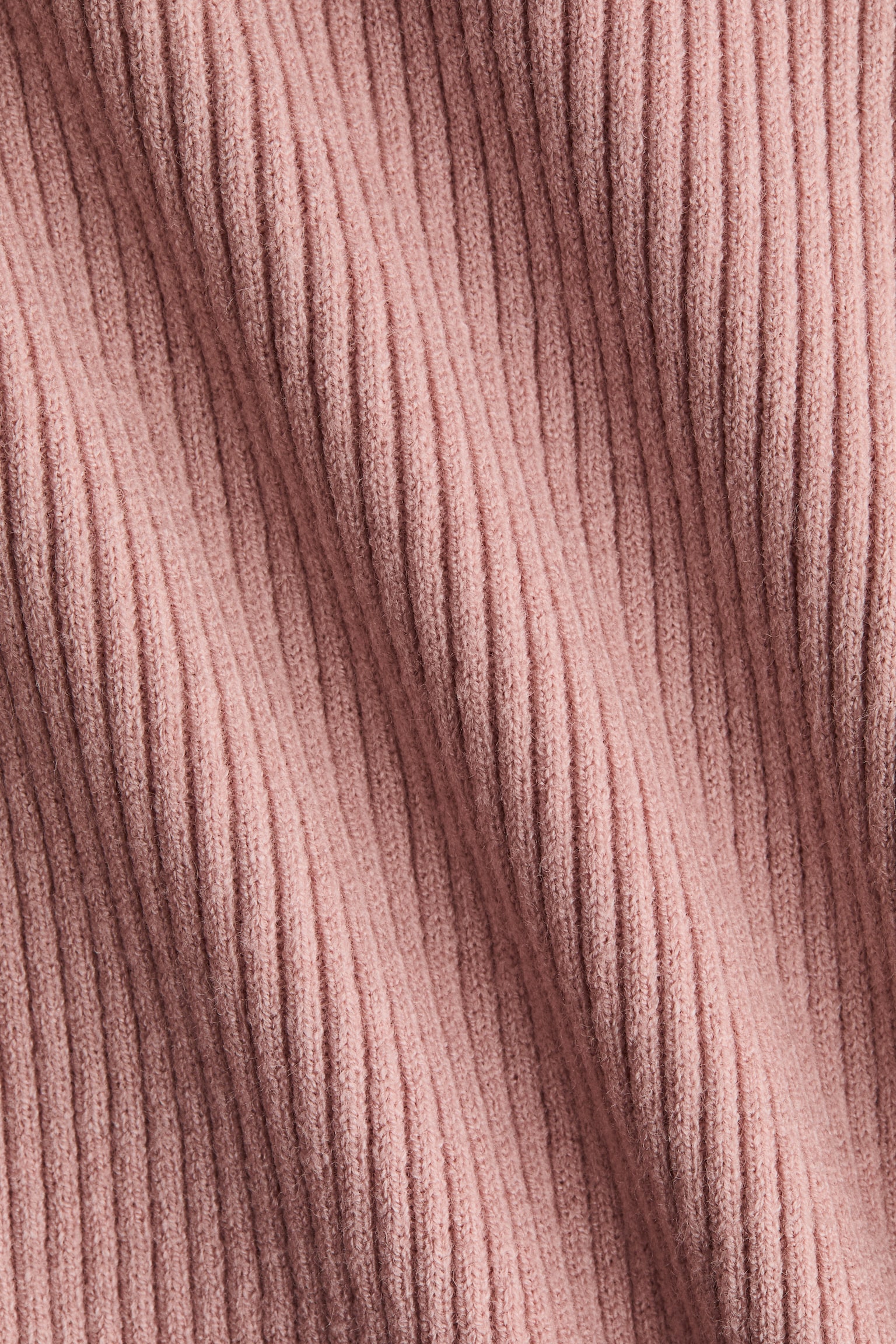 Rib-knit top - Light pink/Light beige/Grey marl - 2