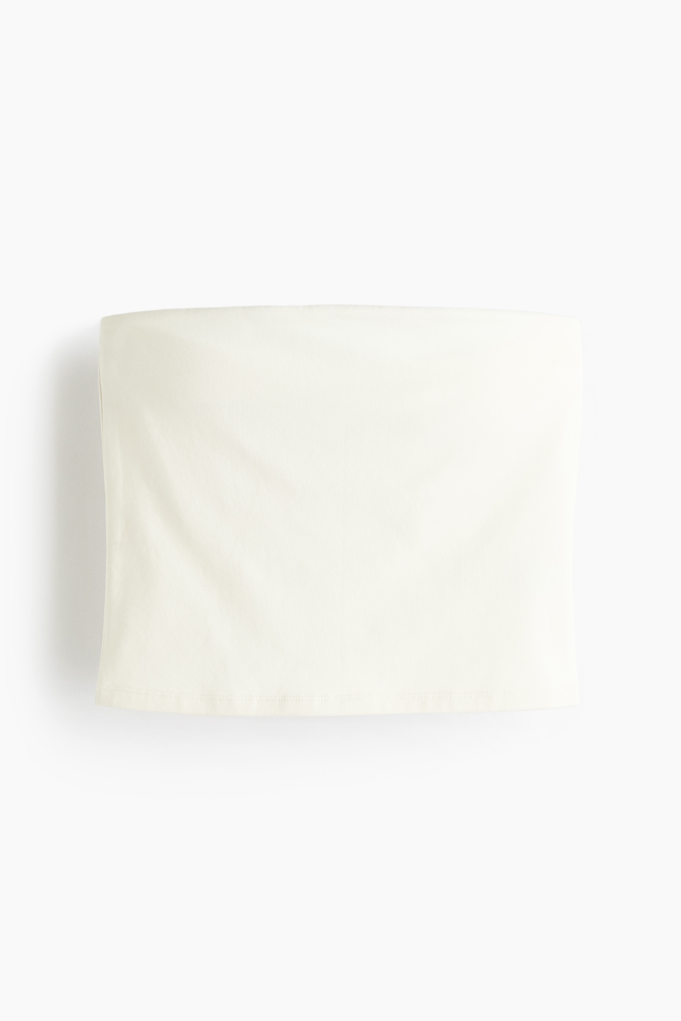 Cotton Tube Top - Cream/Black/Brown