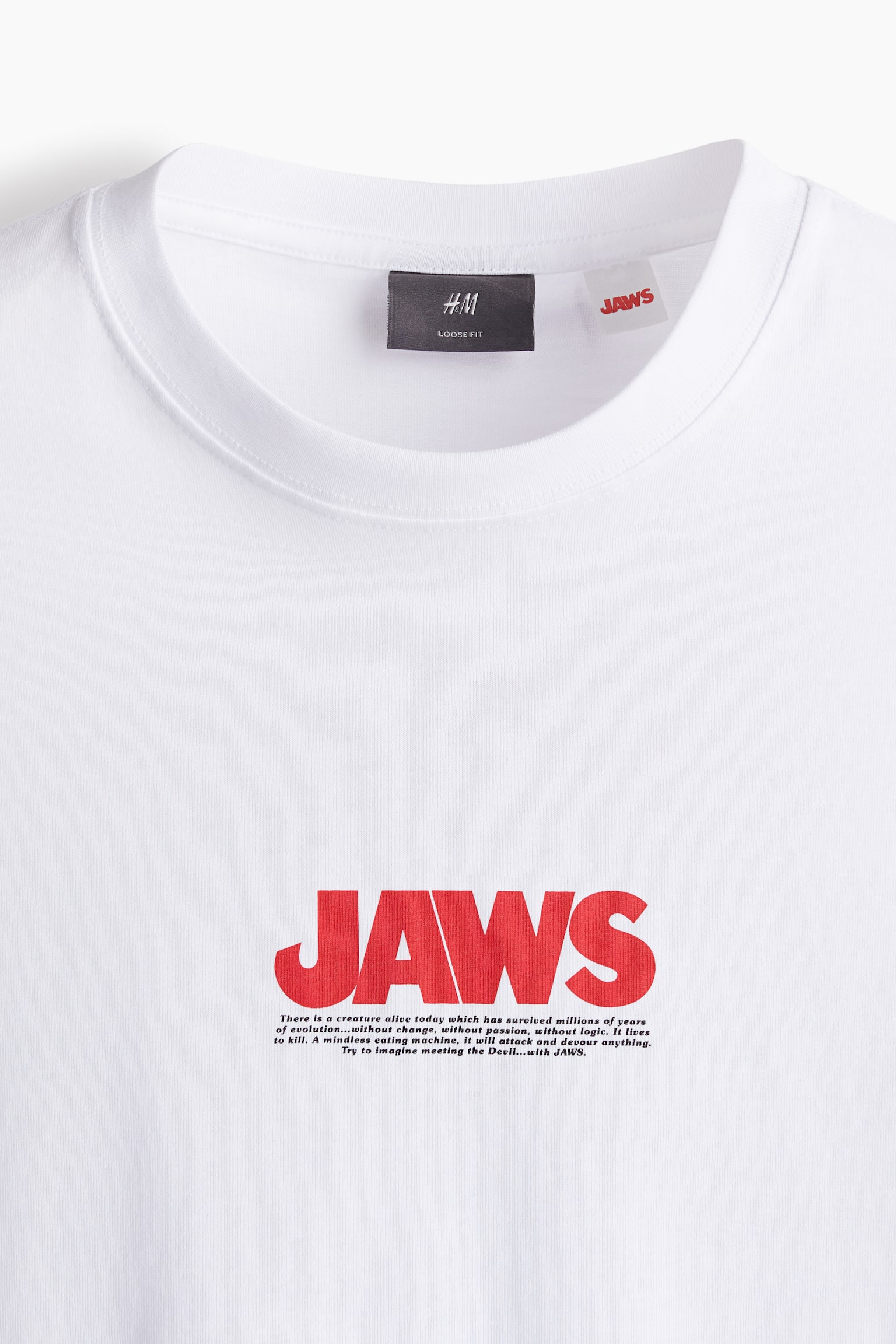 Relaxed Fit T-shirt - White/Jaws/White/Kodak/White/2Pac/White/Rocky/White/Discovery Channel - 7