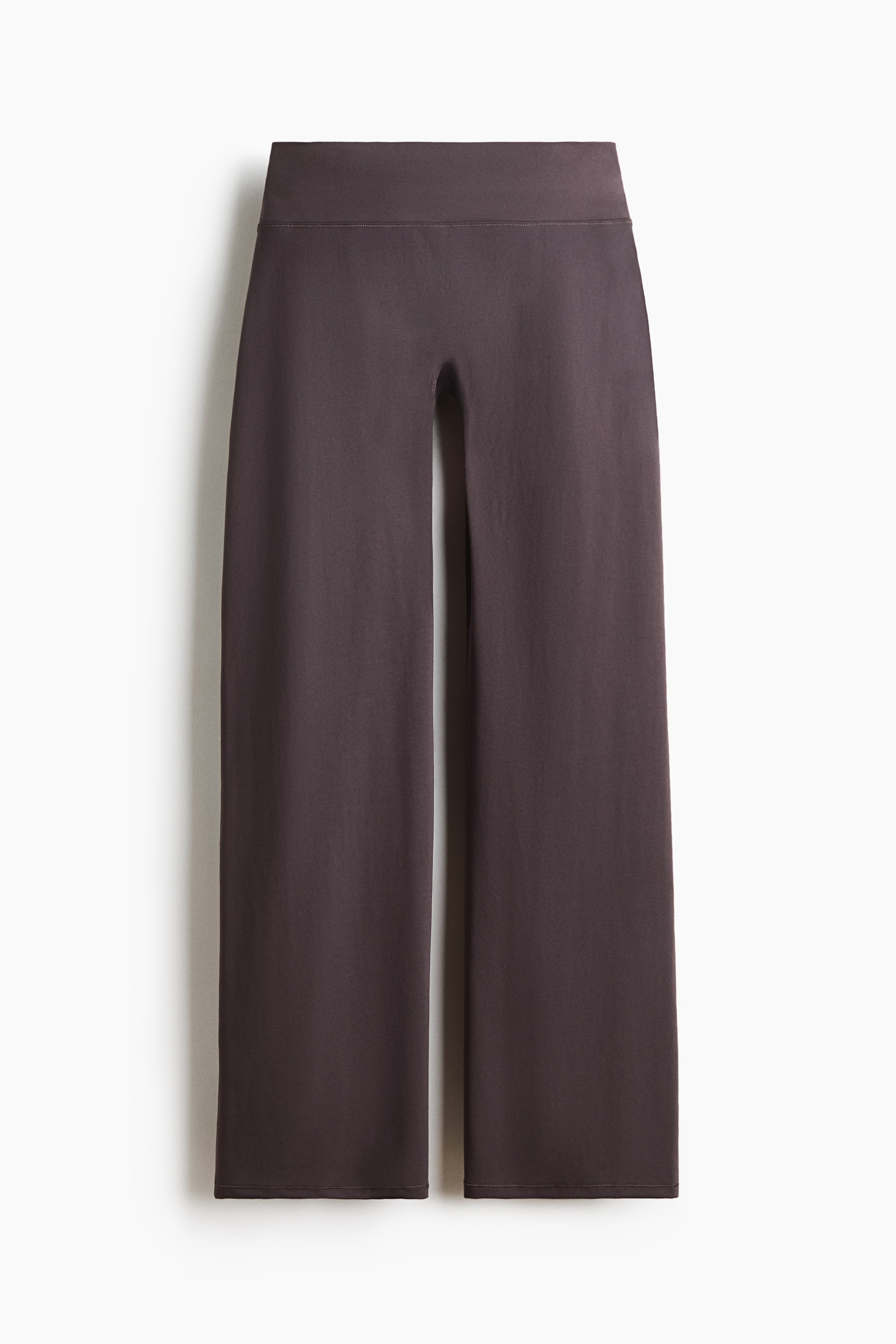 View larger image: Wide sports trousers with SoftMove™ - Dark heather - Ladies | H&M 1