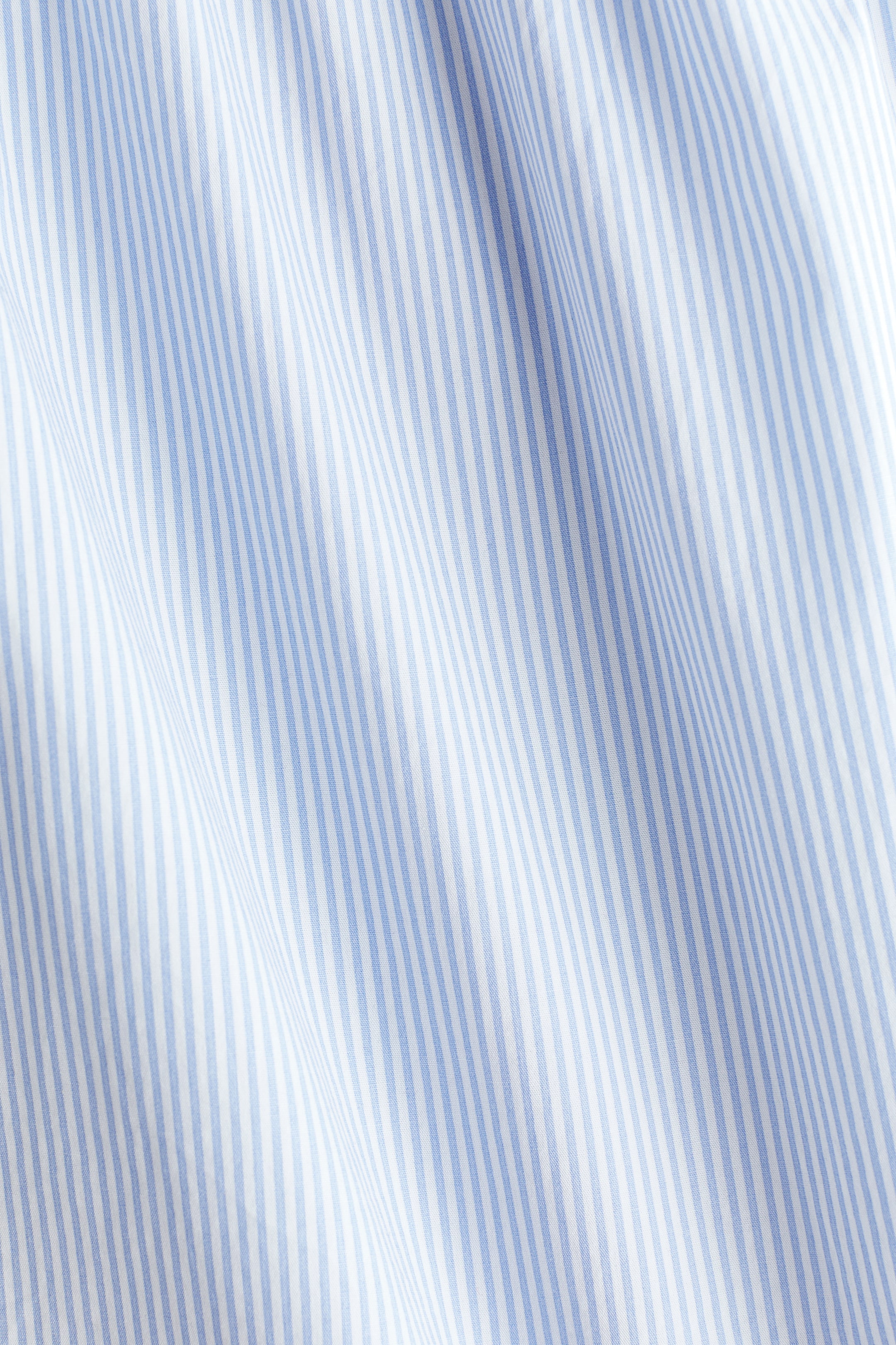 Puff-Sleeved Cotton Dress