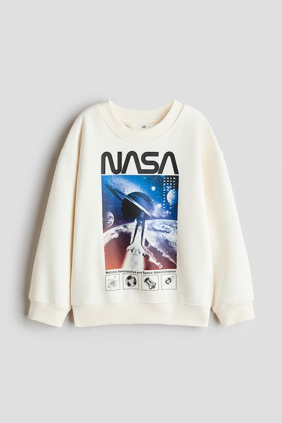 Детские худи H&M Printed Sweatshirt