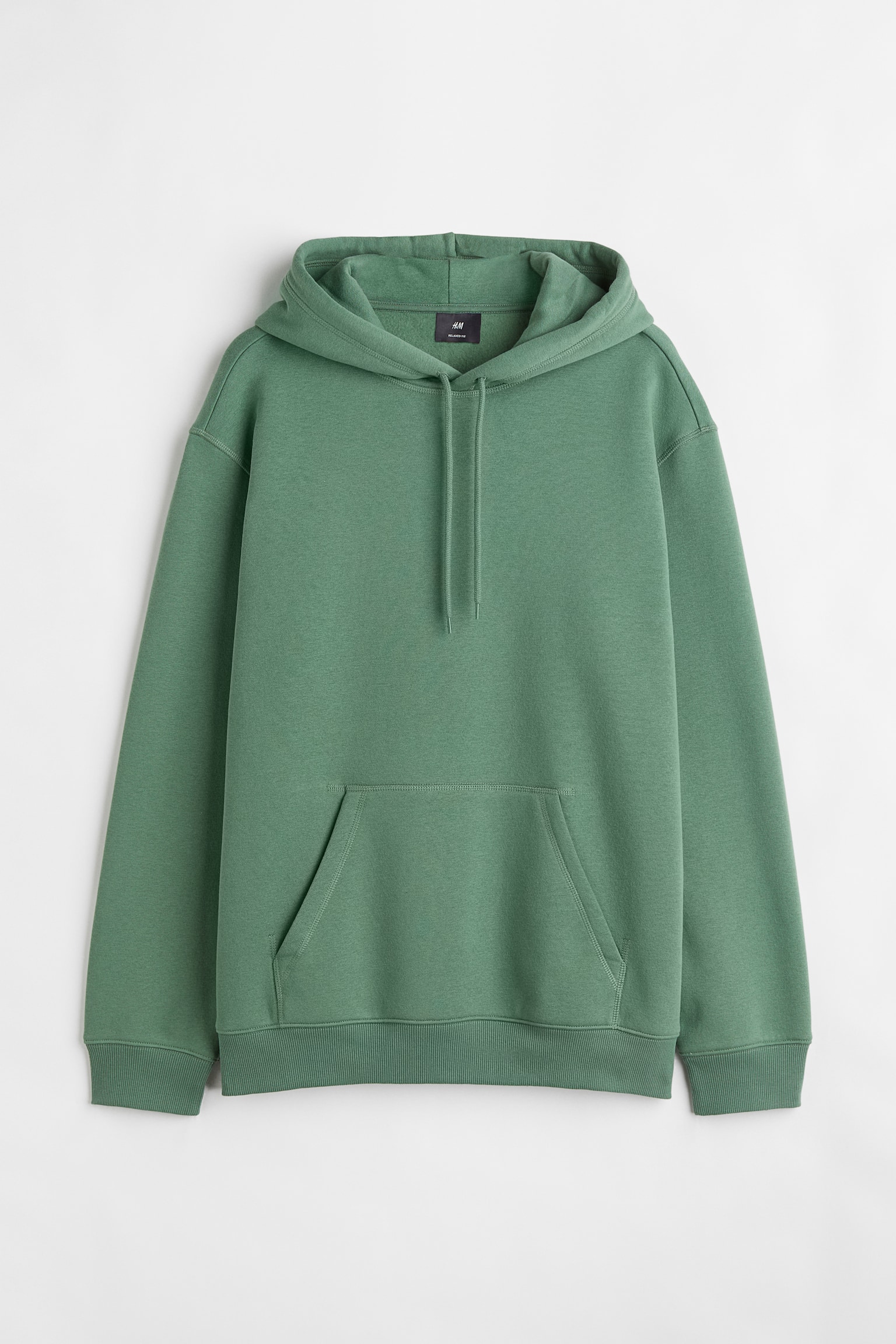 Loose Fit Hoodie - Green/Light beige/Black/Light grey marle/White/Grey/Dark greige/Green/Navy blue/Light purple/Dark green/Forest green/Dark brown/Brown/Blue/Dark blue - 1