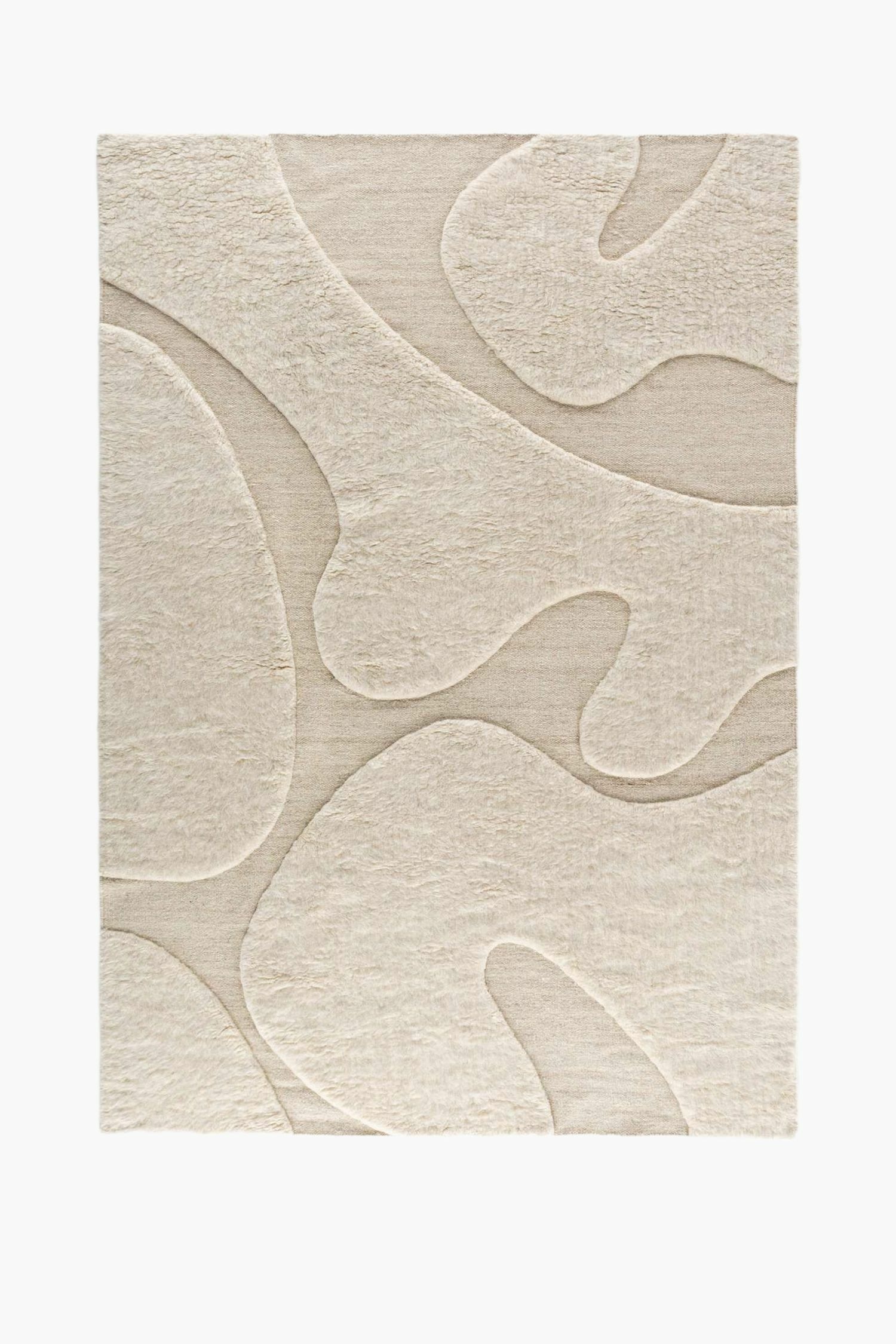 Boone Tæppe - Uld, Beige