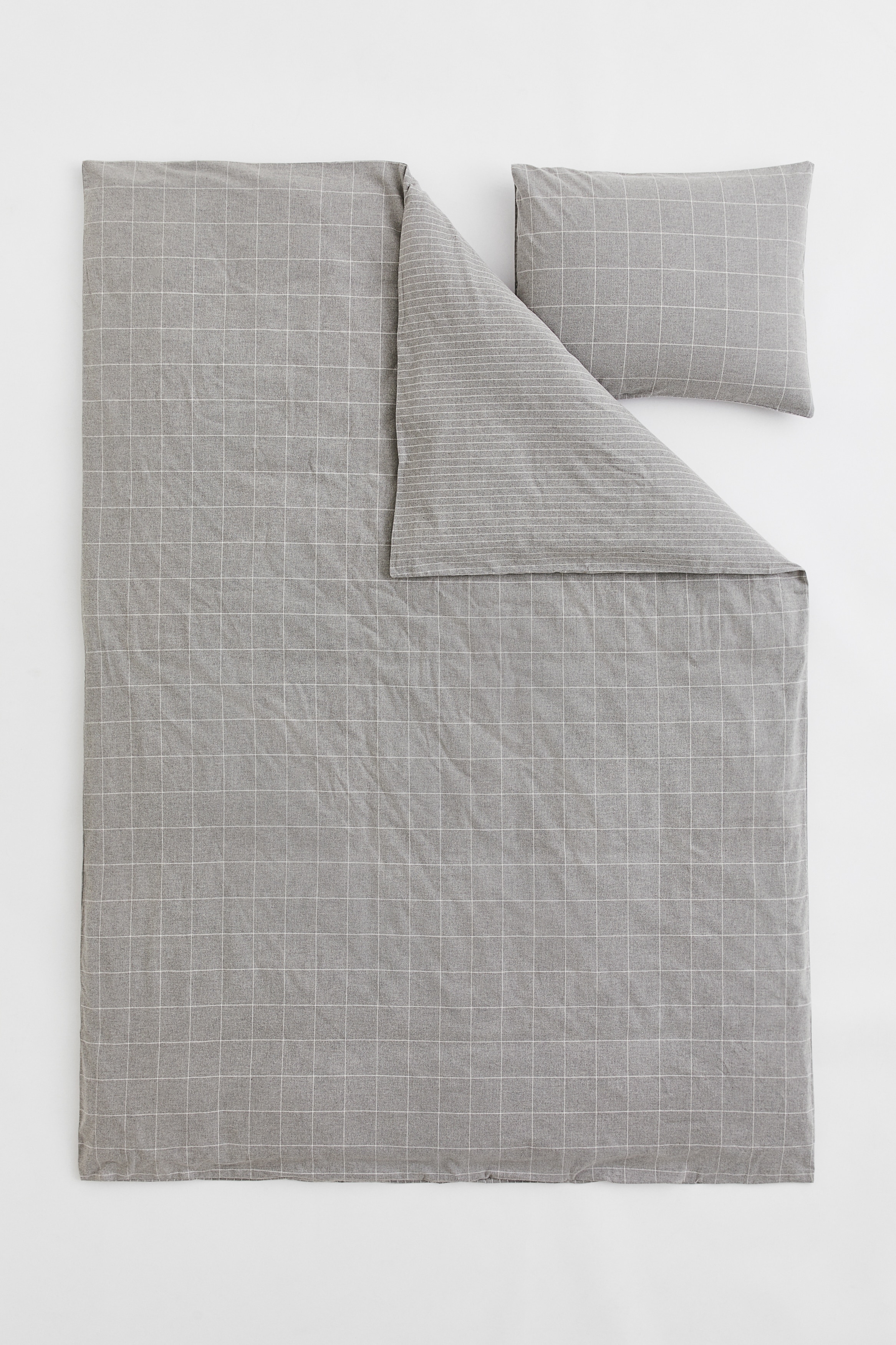 Catherine Lansfield Bettwäsche-Set – Wendbar Mit Totenkopf-Motiv, Für Einzelbett | Grau, Pflegeleicht & Hotelmäßig