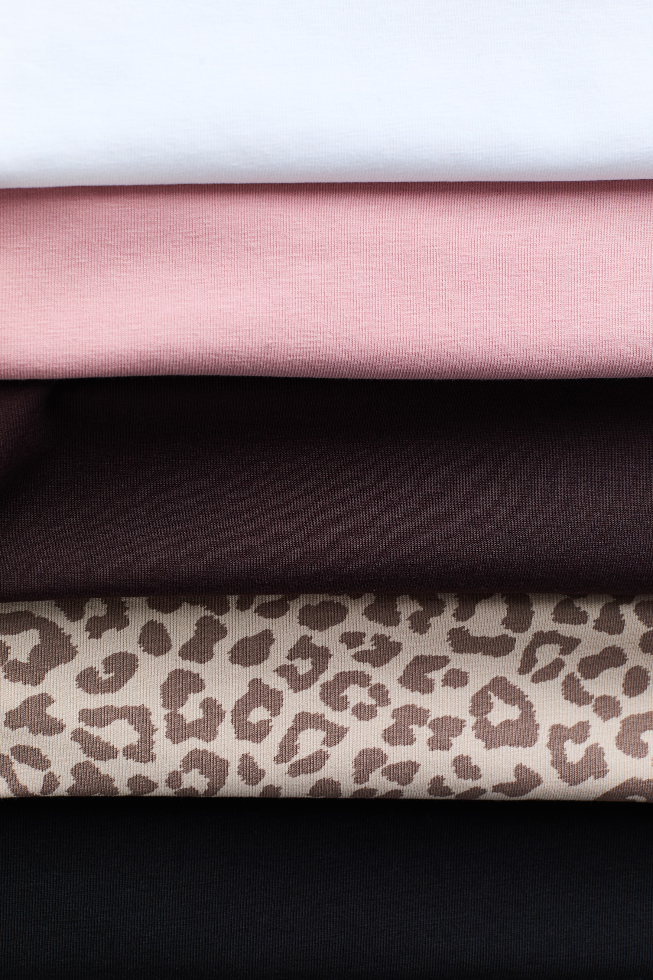 Детские футболки H&M 5-Pack Long-Sleeved T-Shirts — фото 2
