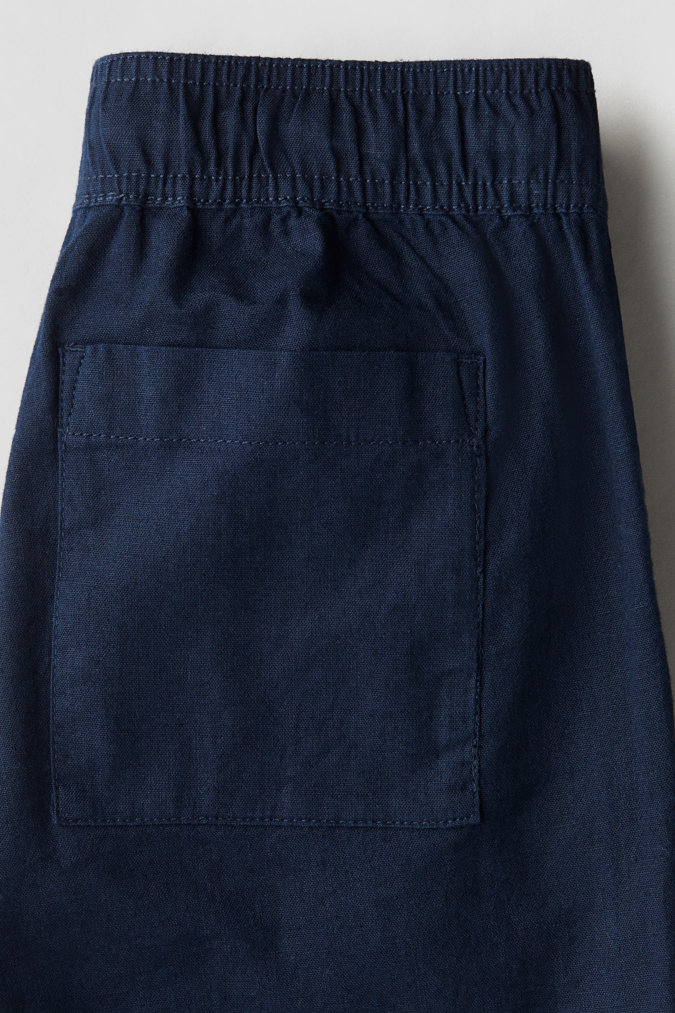 Linen-Blend Pants