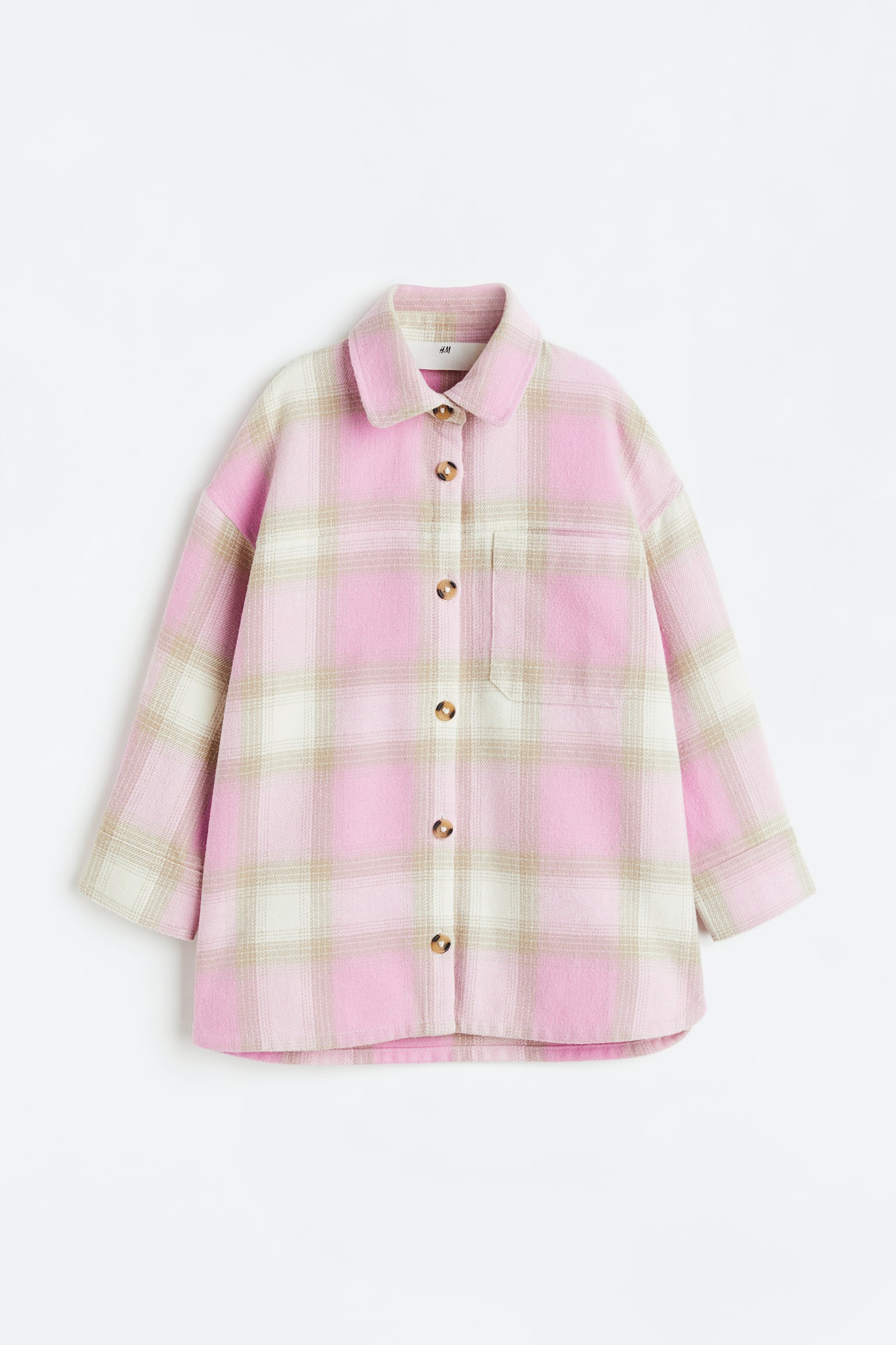 Overshirt - Light pink/Check/Turquoise/Pink check - 1