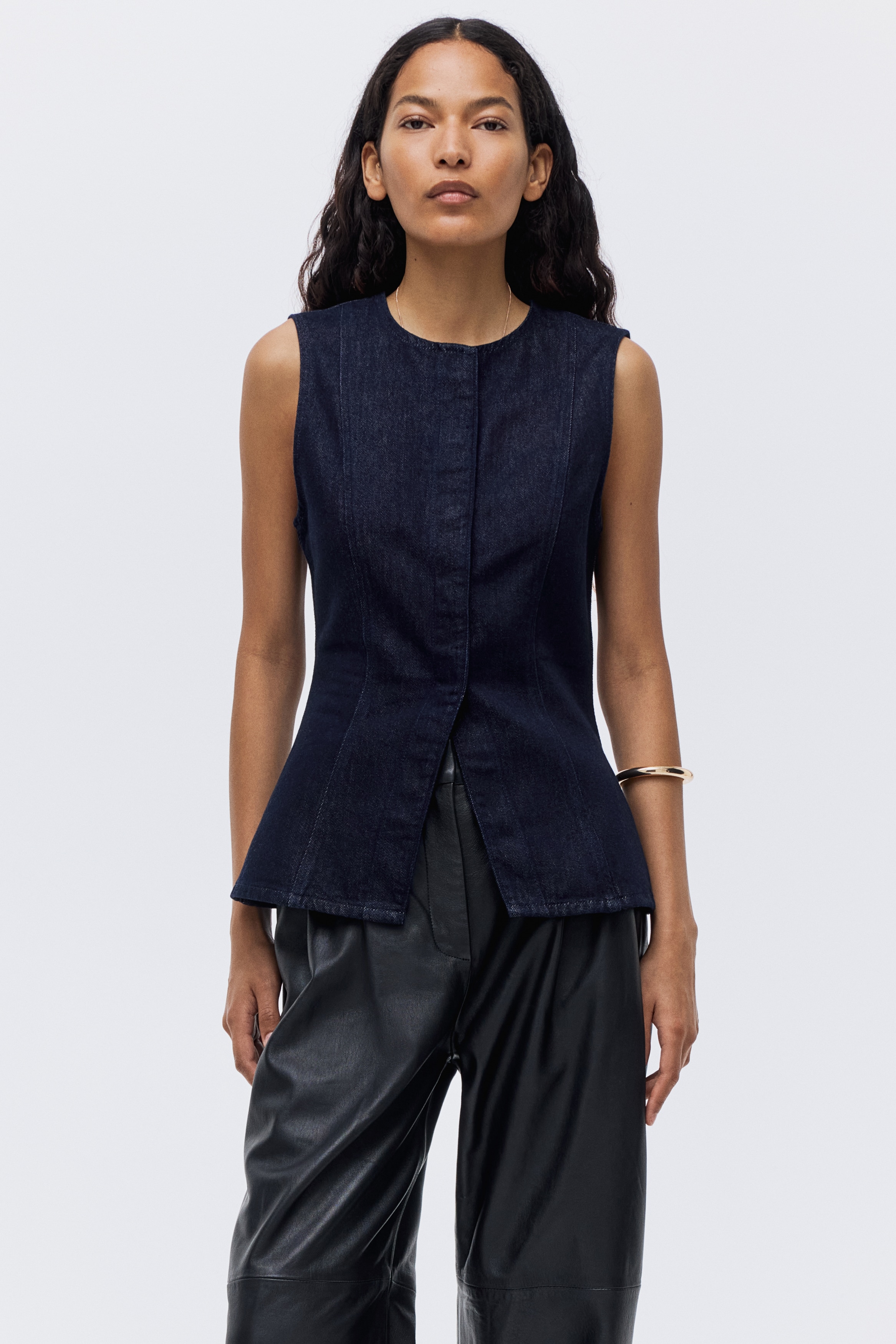 Denim waistcoat