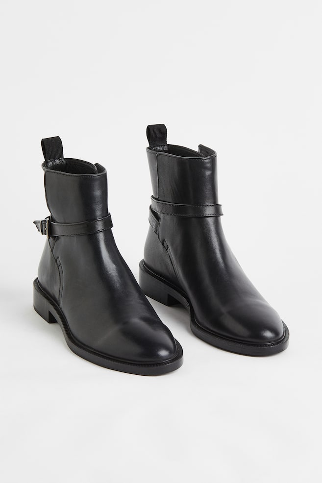 Leather boots - Black - 2