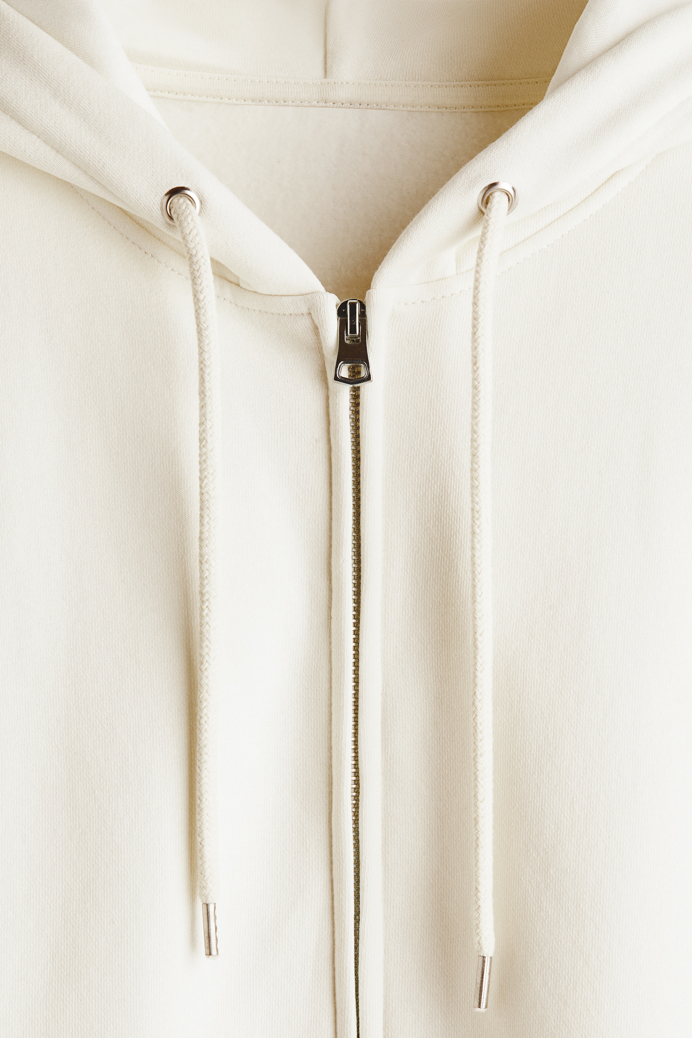 Oversized-Fit Hooded Jacket - White - Men | H&M US