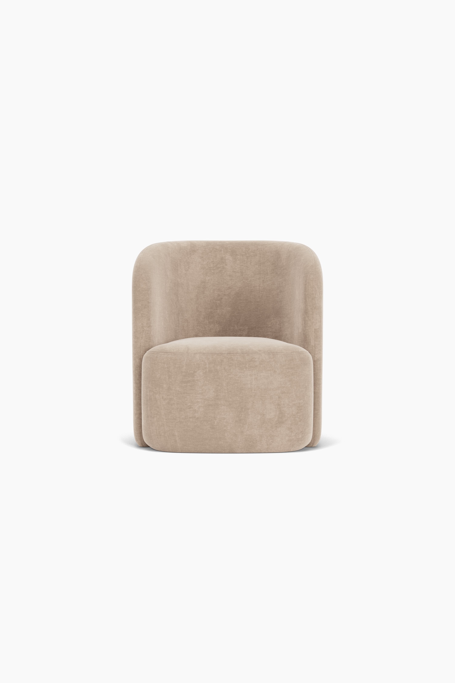 Fauteuil Lounge À Piètement Pivotant - Danny Cream