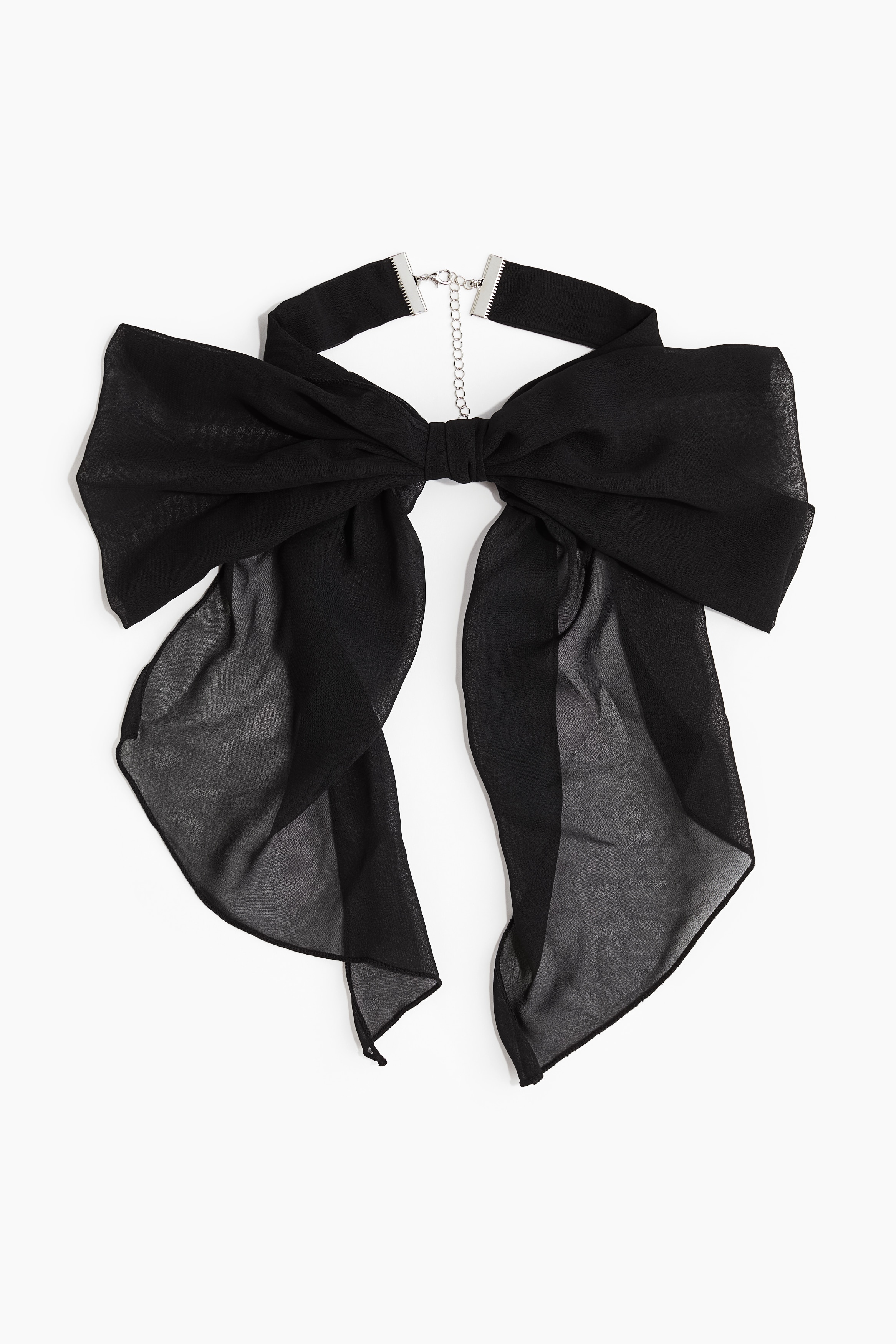 Ladies - Black Bow necklace  - H&M
