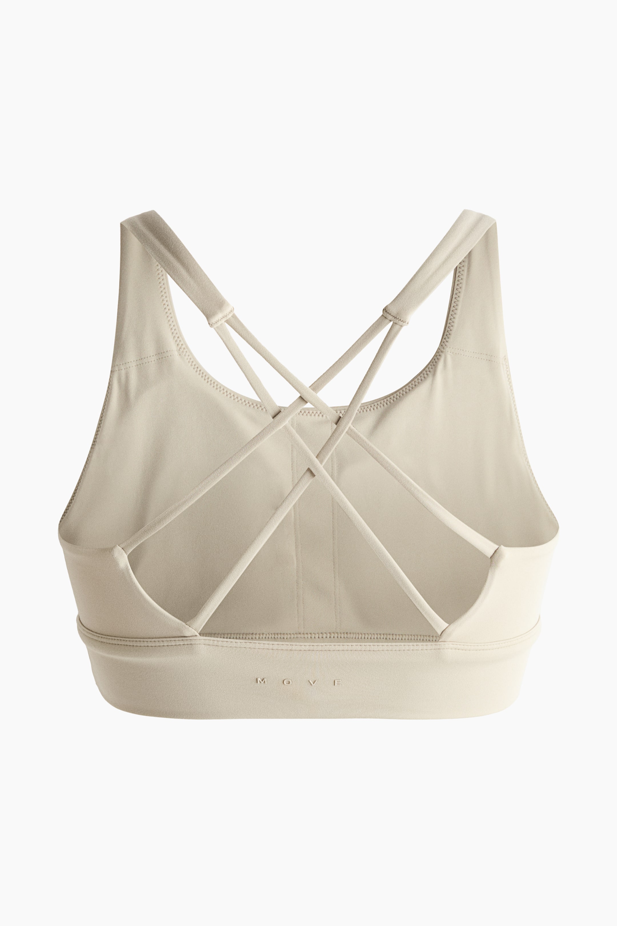 Women's Sage green Medium Support Sports Bra with SoftMove™ | H&M US