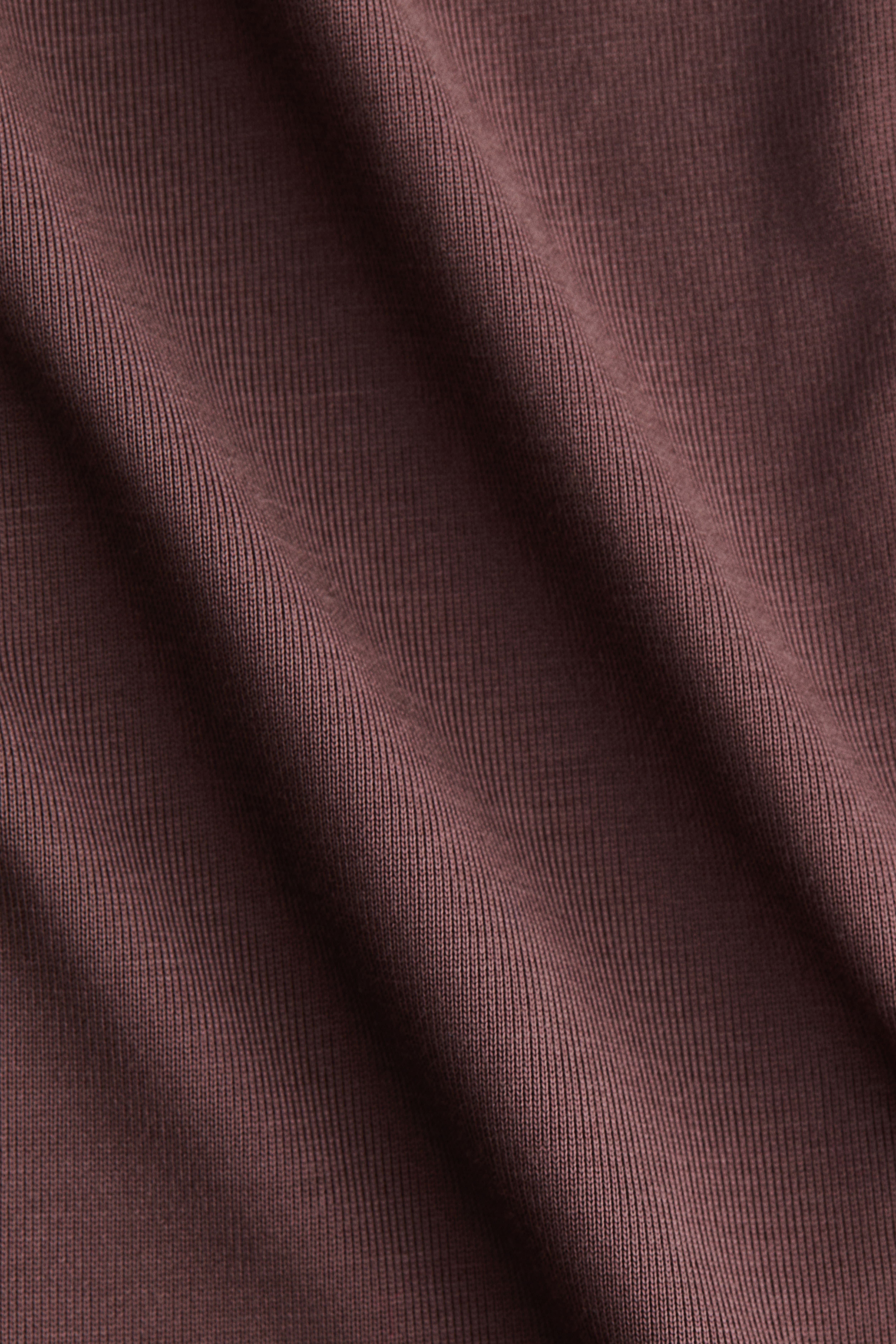 Modal-Blend Mock Turtleneck Top