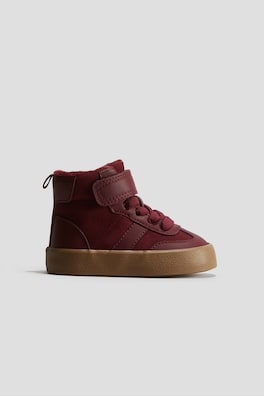 Varmfodrade ankelsneakers