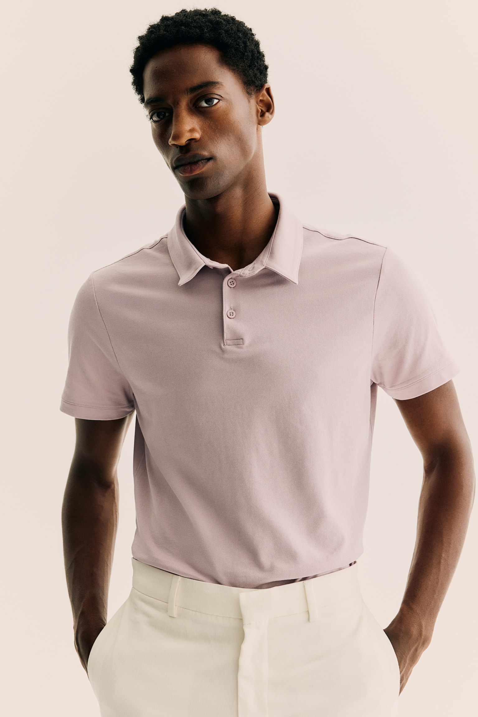 COOLMAX® Slim Fit Polo Shirt - Pink/Green/Black/Light blue/Dark grey - 4