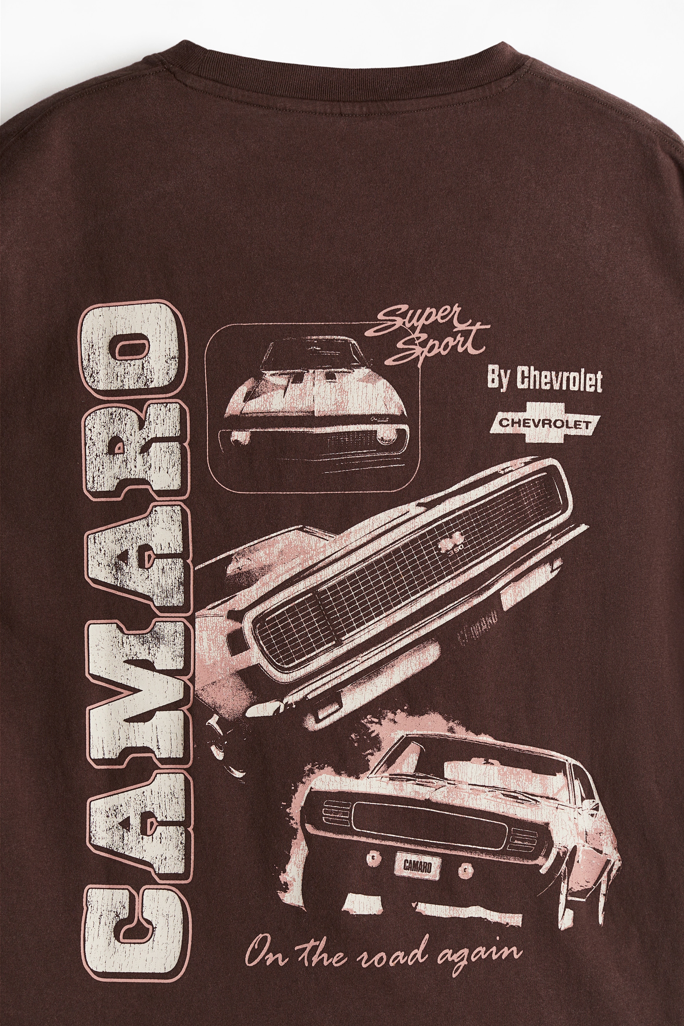 オーバーサイズ プリントTシャツ - ダークブラウン／General Motors