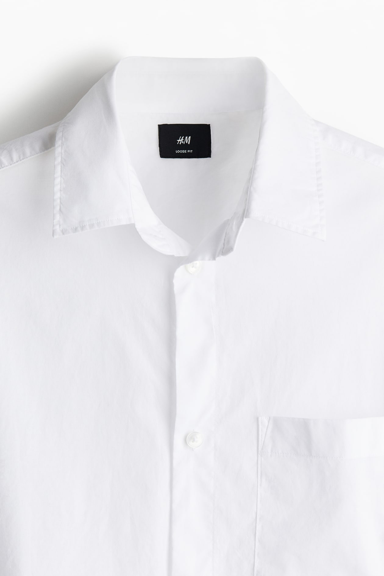 H&M Classic White Shirt-Dress Relaxed main image 1