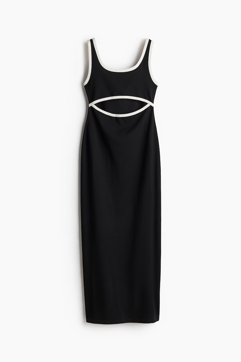 Women's Black Cutout Maxi Dress | H&M US Women's Black Cutout Maxi Dress | H&M US