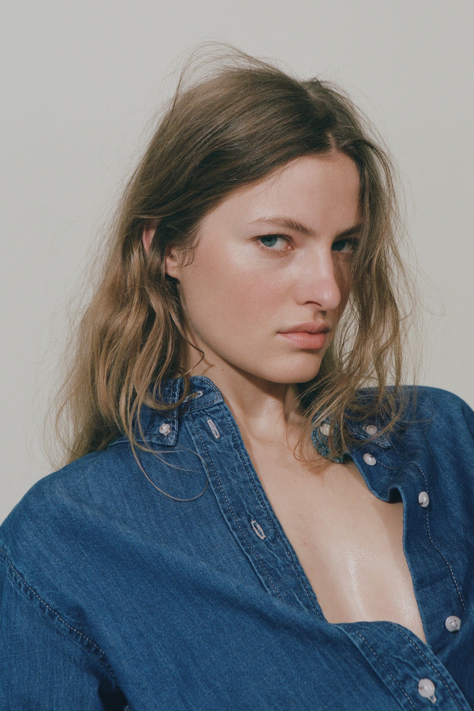 Wide High Jeans - Denim blue/White/Navy denim blue/Light denim blue/Navy denim blue/Dark denim blue/Washed denim blue/Dark denim grey/Light denim blue/Dark denim blue/Dark brown/Denim blue/White - 5