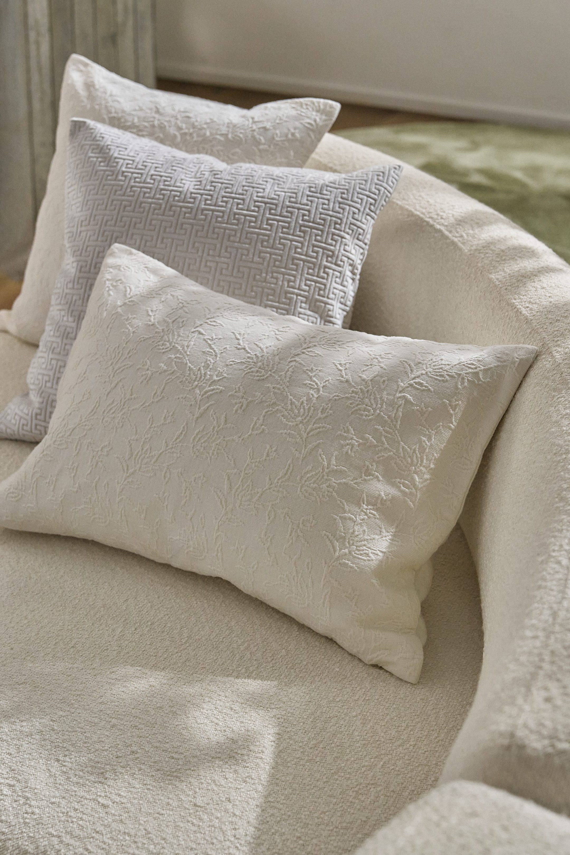 Textured-Weave Cushion Cover