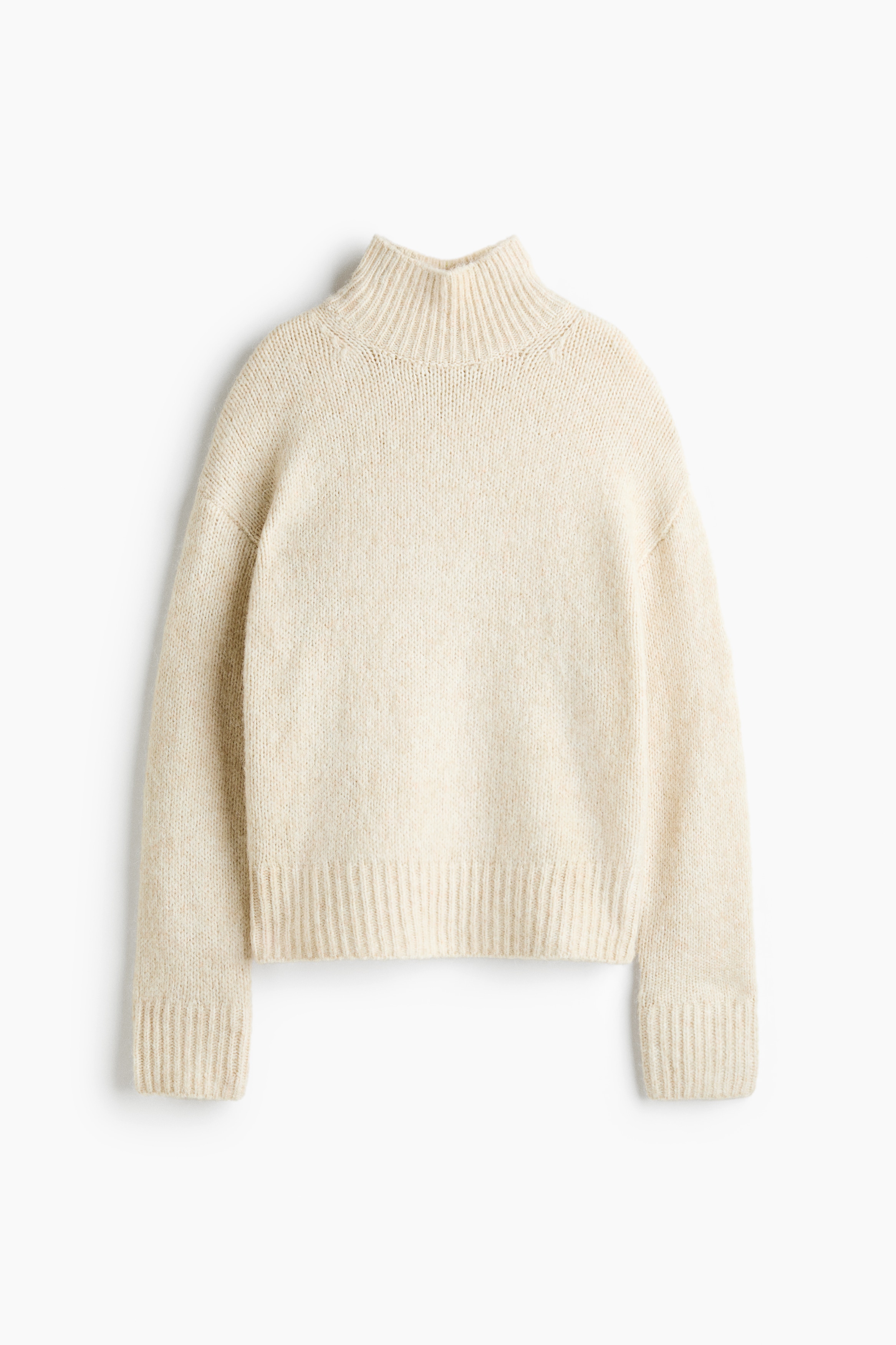 Brushed turtleneck jumper