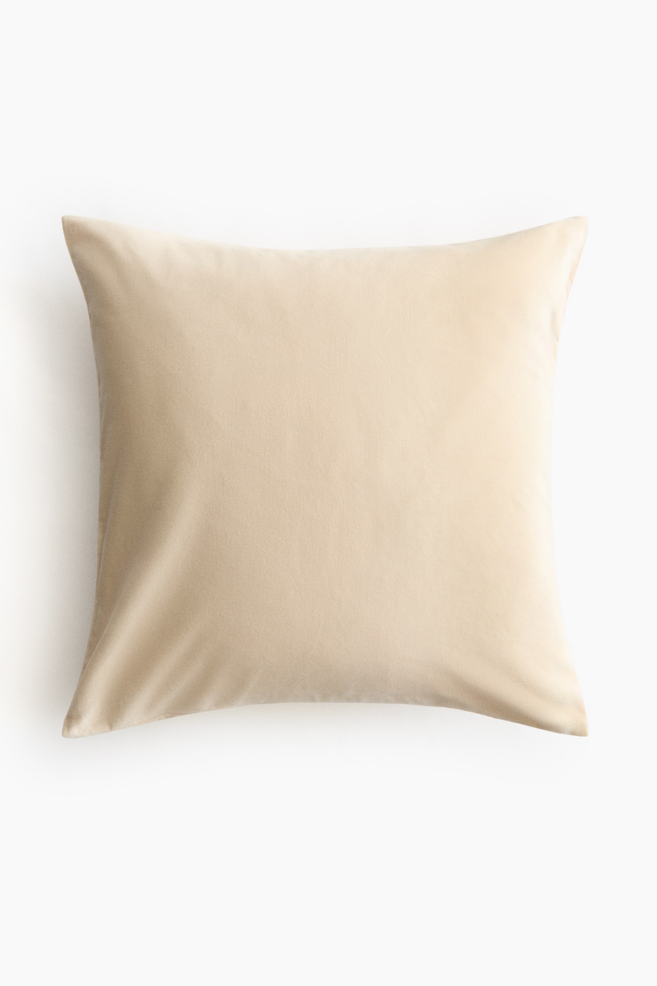 View larger image: Cotton Velvet Cushion Cover - Light beige - Home All | H&M CA 2