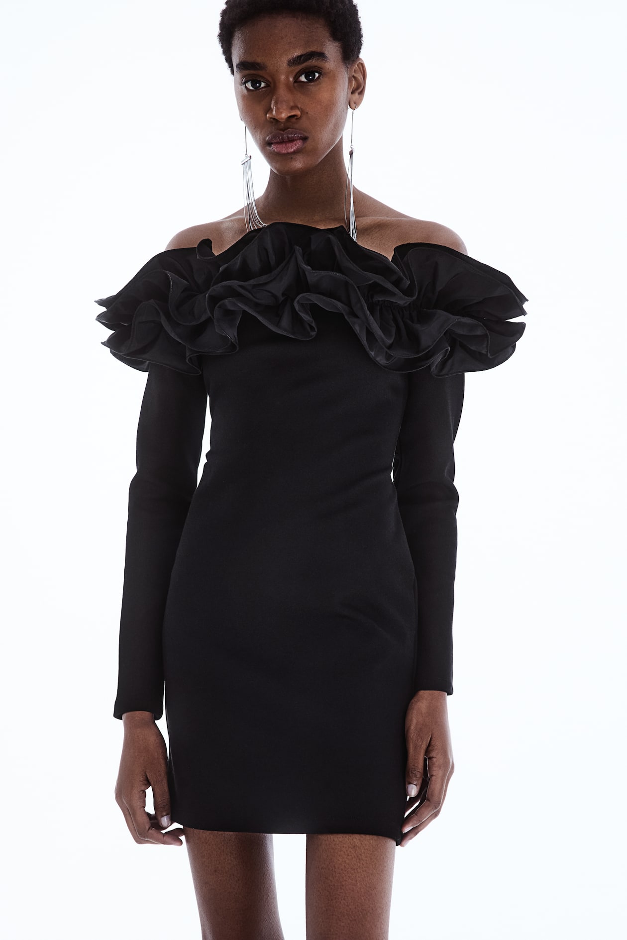 Abito Spalle Scoperte H&m Abito A Spalle Scoperte Con Bordo A