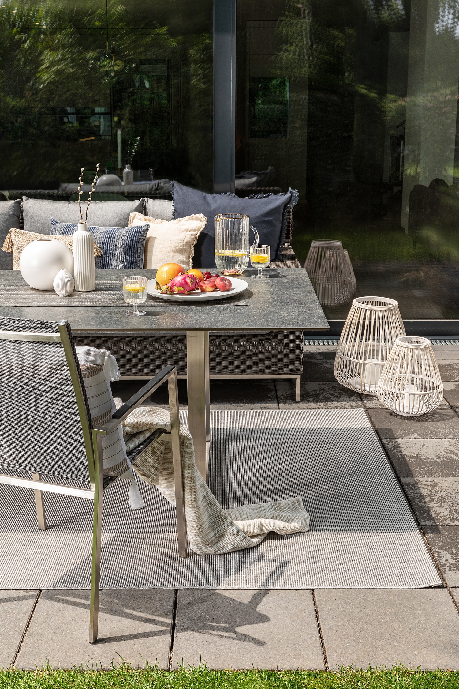 Inom- Och Utomhusmatta Metro - Ljusgrå