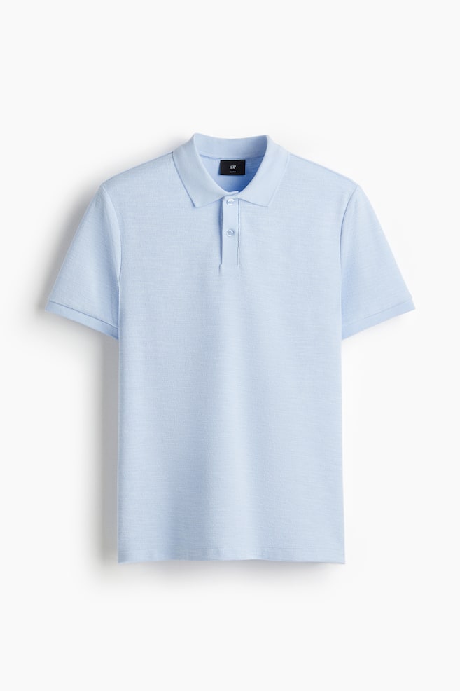 Polo Slim Fit - Azul/Branco/Azul marinho - 1