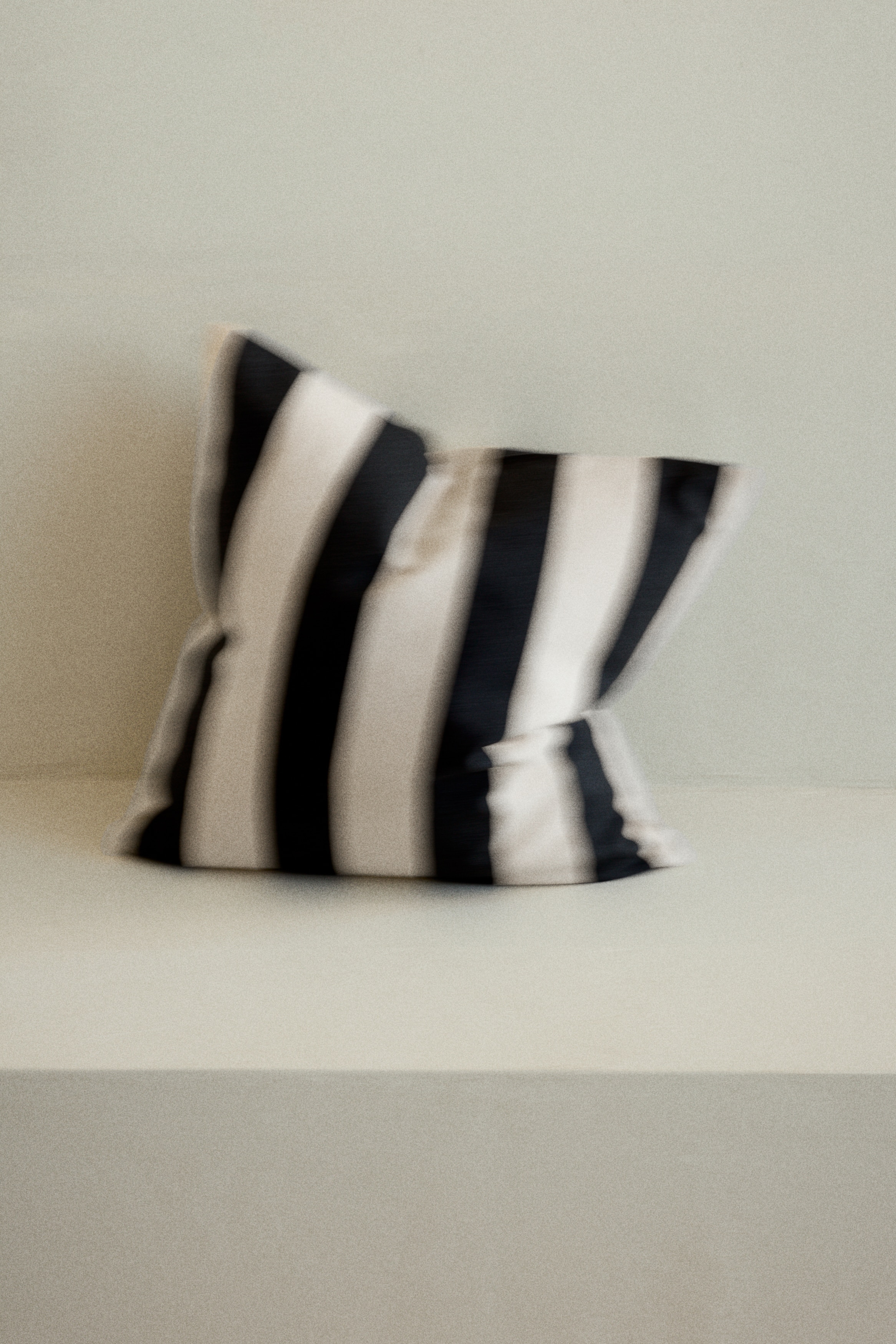 Bawełniana poszewka na poduszkę - Ciemnoszary/Paski/Jaskrawoniebieski/Paski/Beżowy/Paski/Ciemnozielony/Paski/Czerwony/Paski