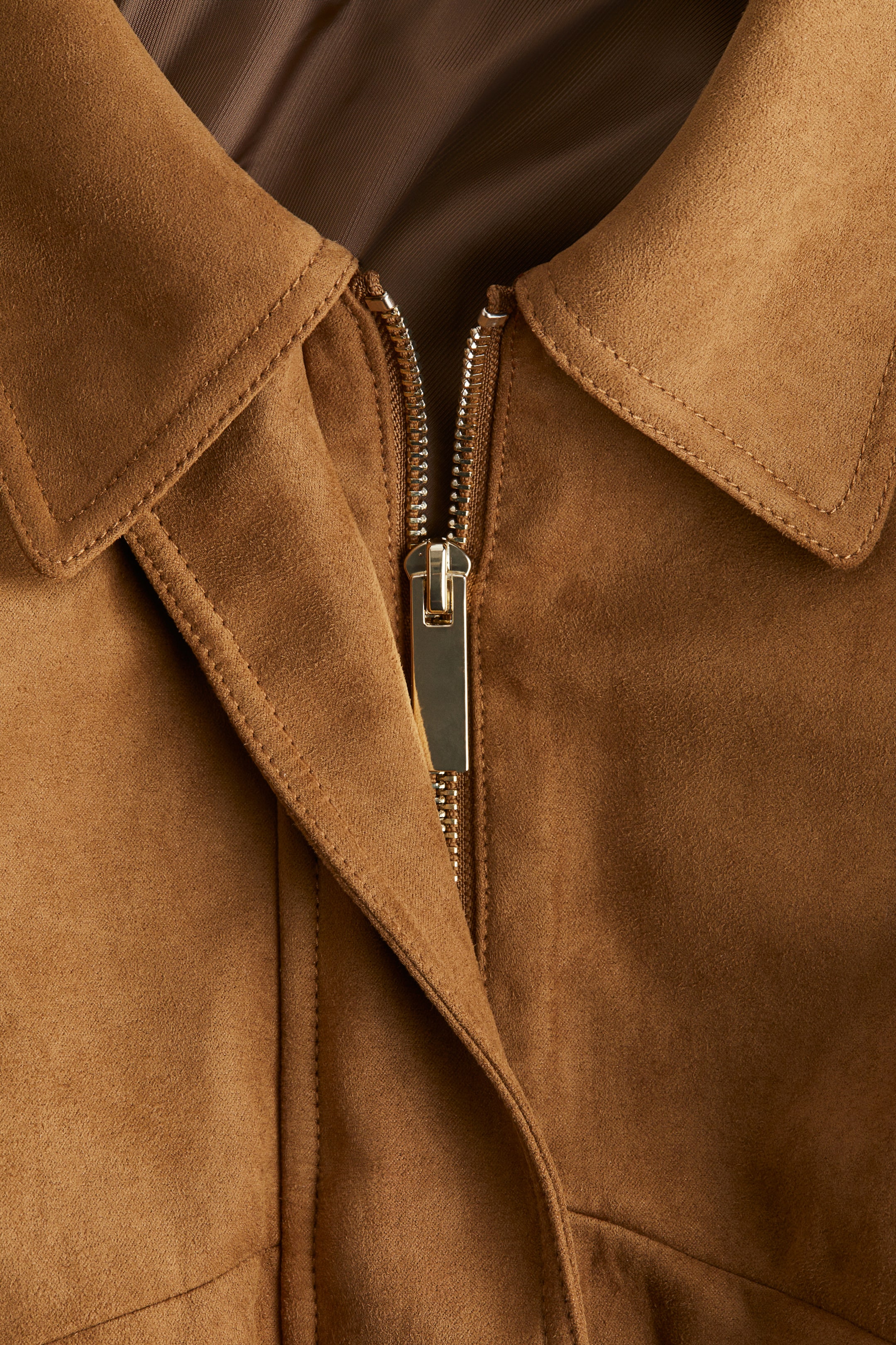 View larger image: Napped jacket - Dark beige - Ladies | H&M IN 5