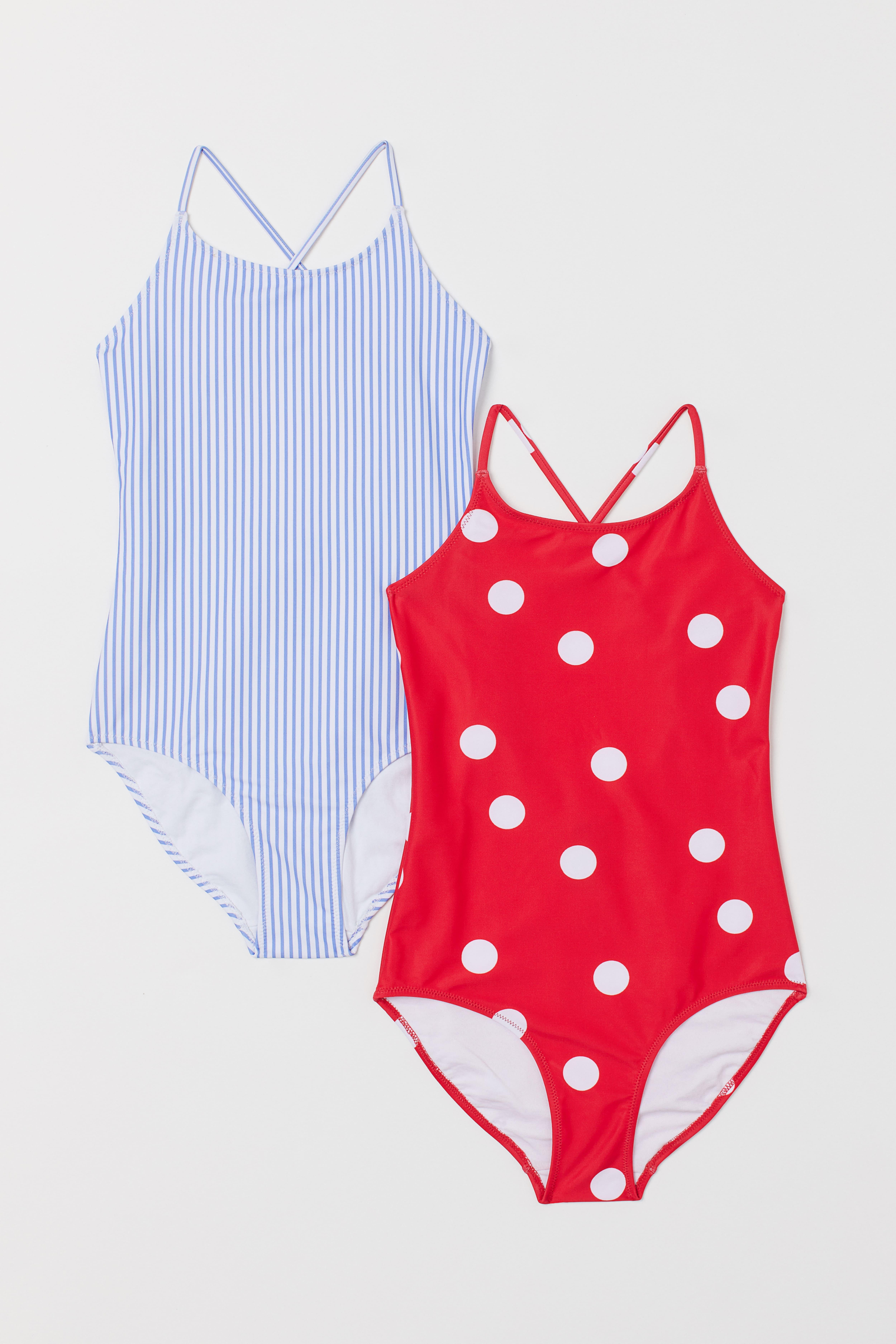 H&m polka dot swimsuit best sale